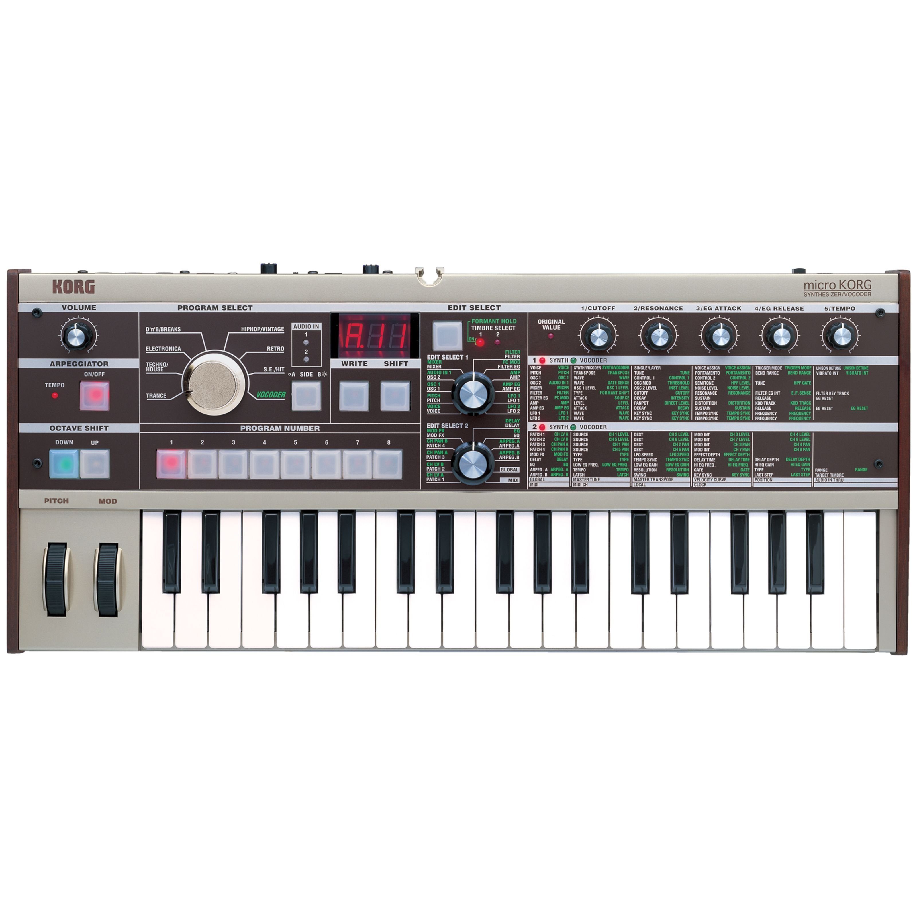 Korg Synthesizer (micro, Synthesizer, Virtual Analog