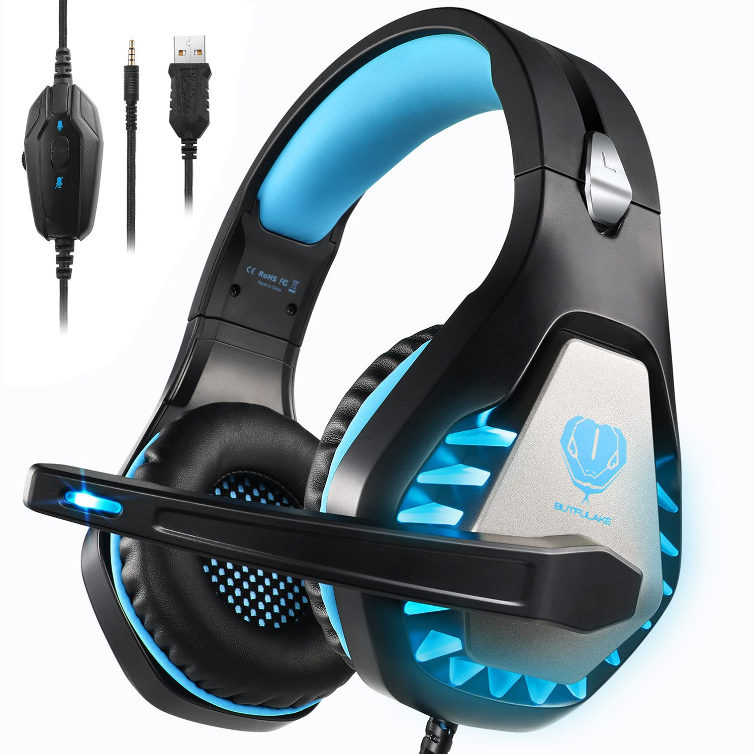 ibettertec Gaming Headset für PS4 PS5