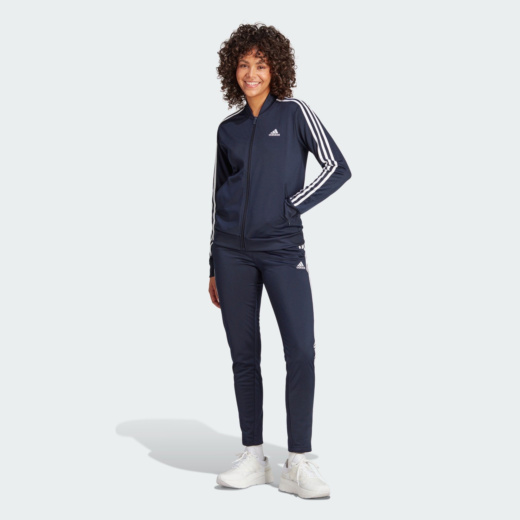 adidas Sportswear Trainingsanzug ESSENTIALS 3-STREIFEN TRAININGSANZUG