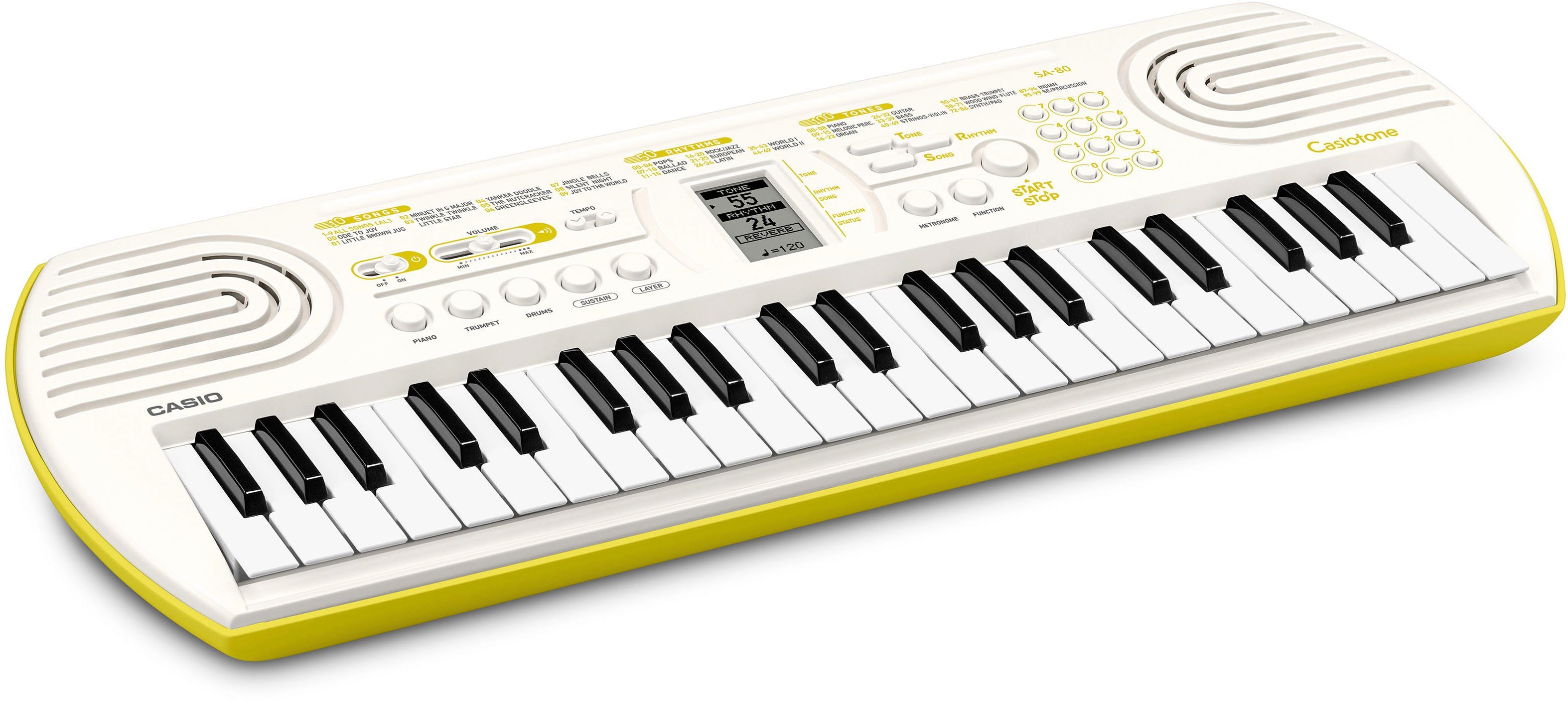 CASIO Home-Keyboard Mini-Keyboard SA-80, mit 44