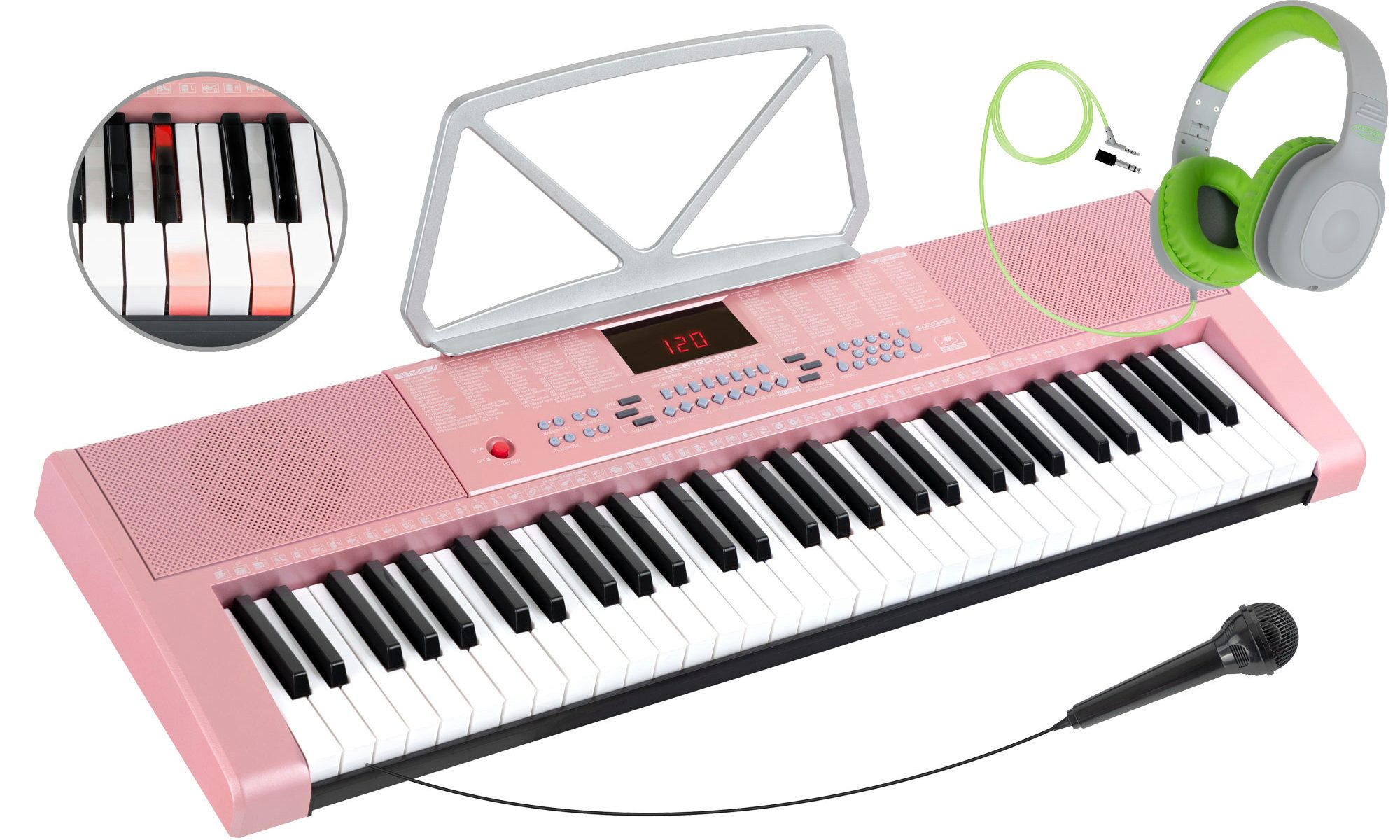 McGrey Home-Keyboard LK-6120-MIC Keyboard mit Mikrofon