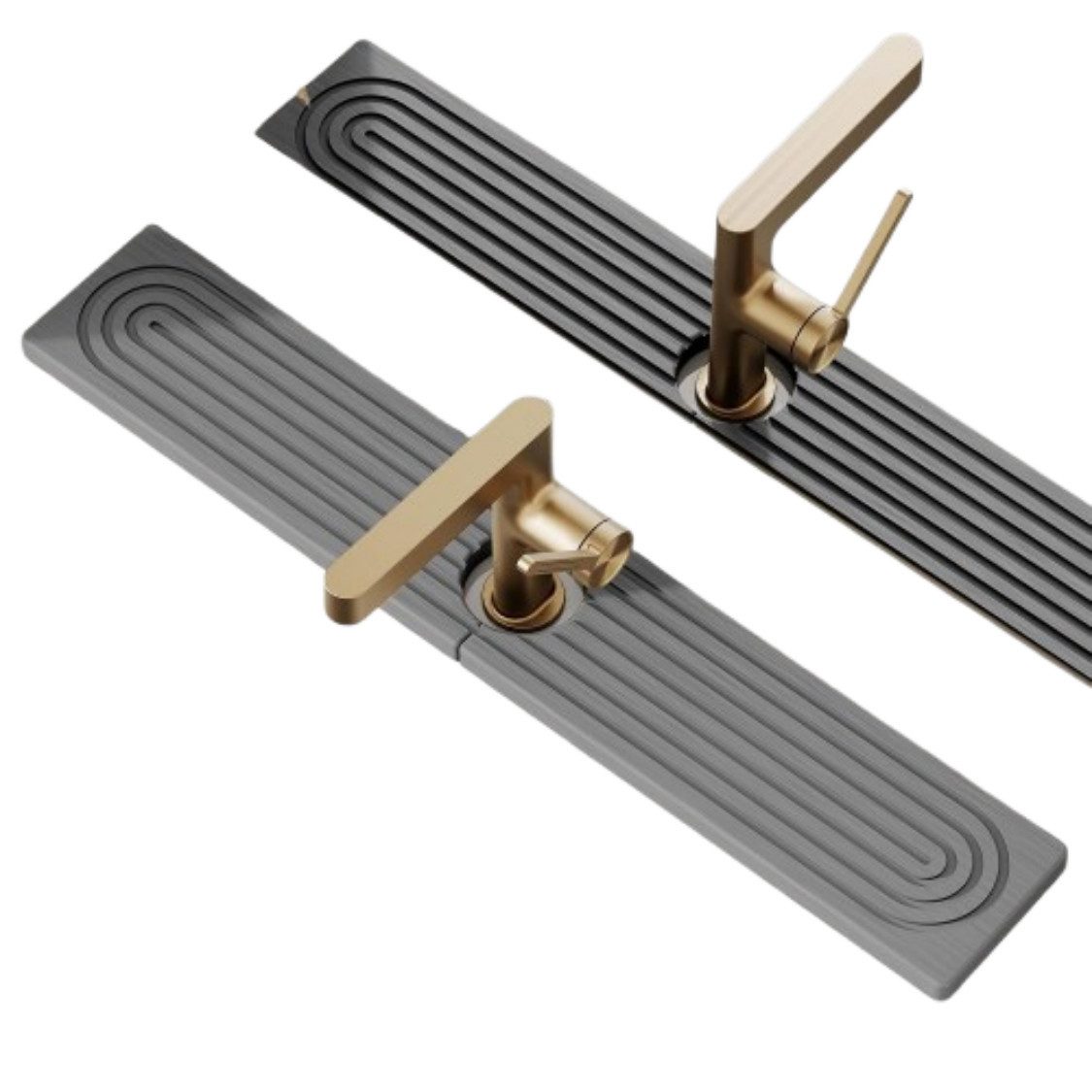 Coonoor Abtropfmatte Spüle,Wasserhahn Spritzschutz Pfannen Saugfähige