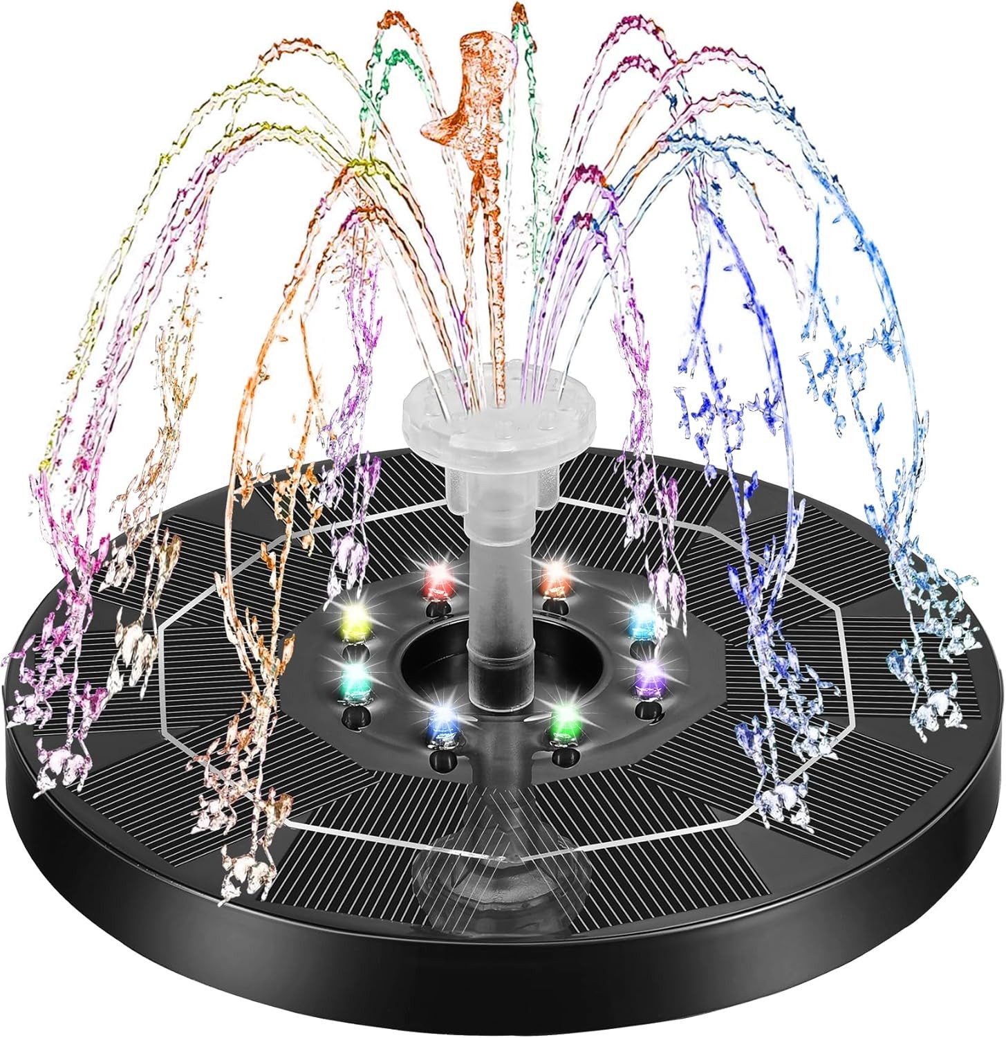 BlingBin Springbrunnenpumpe 3W 160mm Solarbrunnen mit