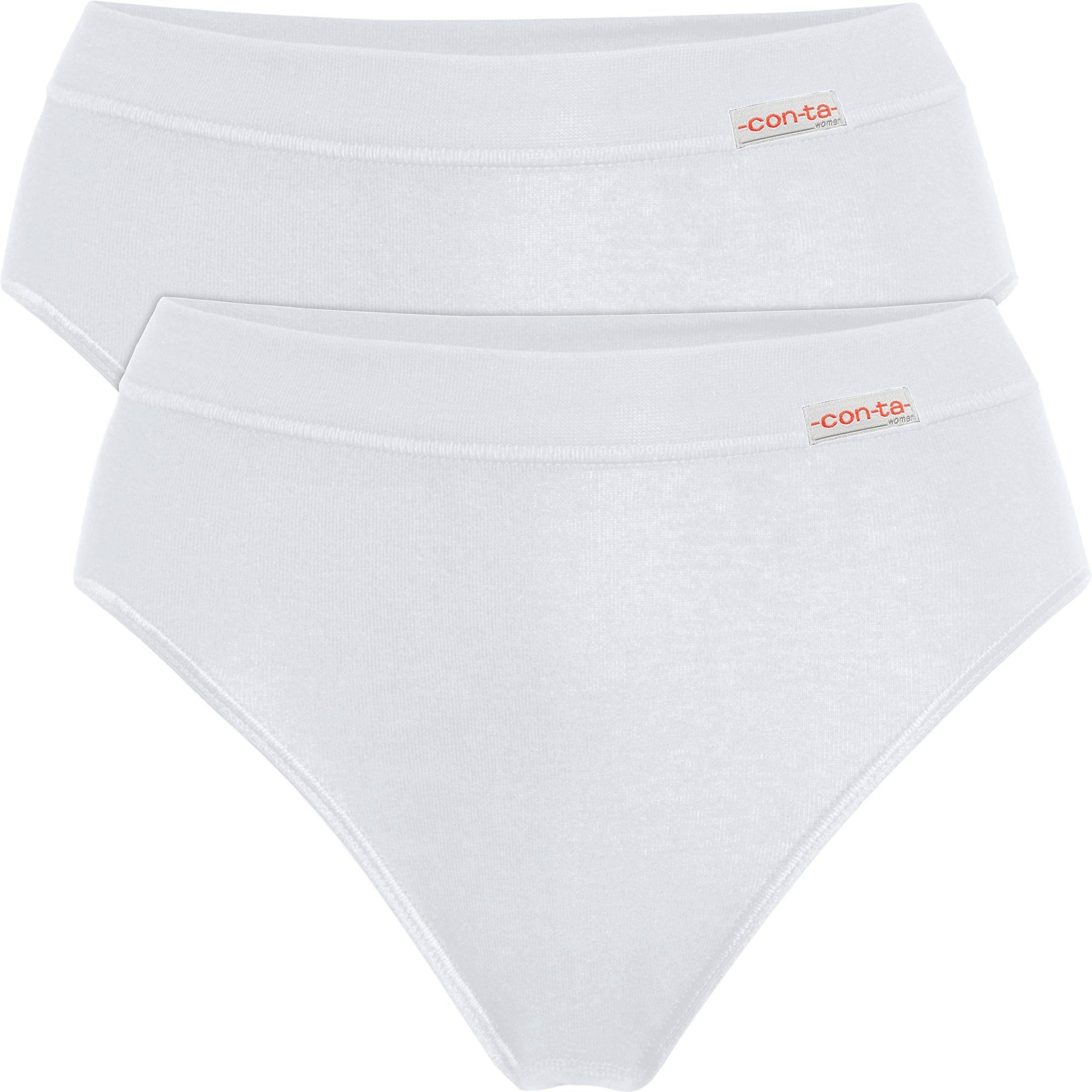conta Jazz-Pants Slips Damen-Slip 2er-Pack Feinripp