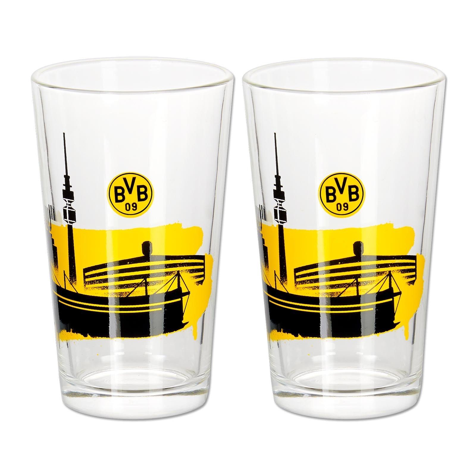 BVB Gläser-Set BVB Wasserglas Skyline (2