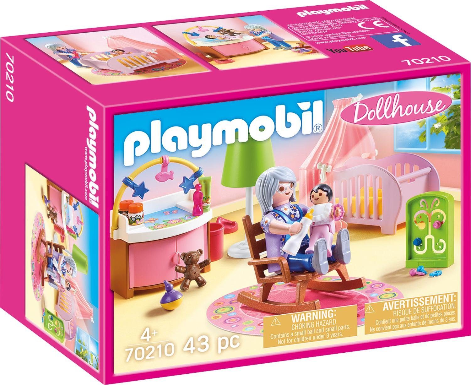 Playmobil® Babyzimmer (70210), Dollhouse Konstruktions-Spielset, (43