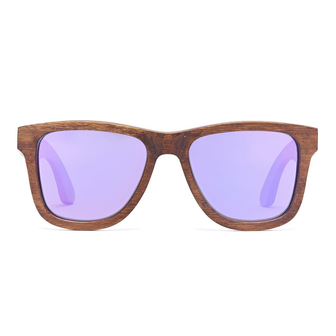 Bonizetti Sonnenbrille (Herren Sonnenbrille Bambus, 1-St)