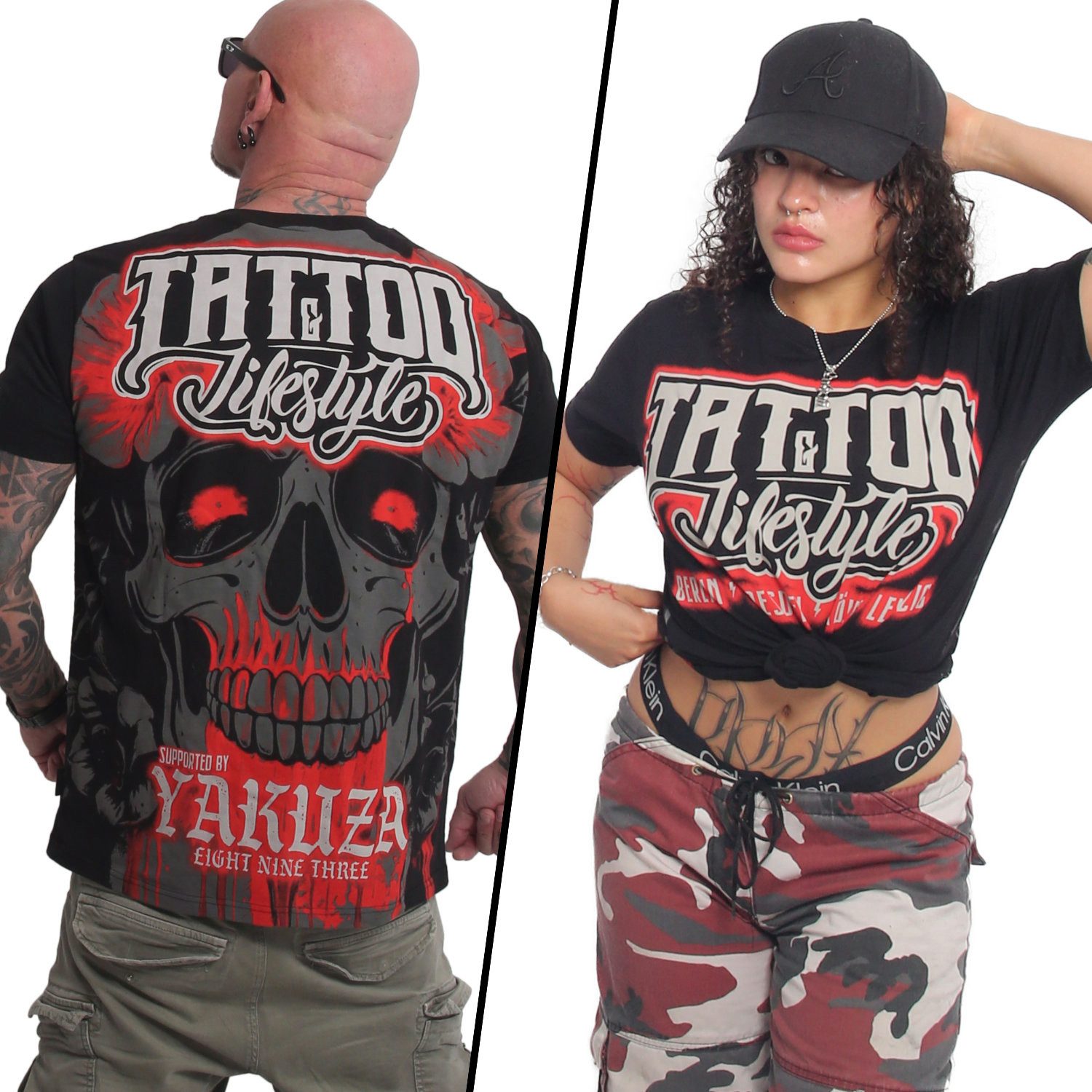 YAKUZA T-Shirt Yakuza 4 Tattoo &