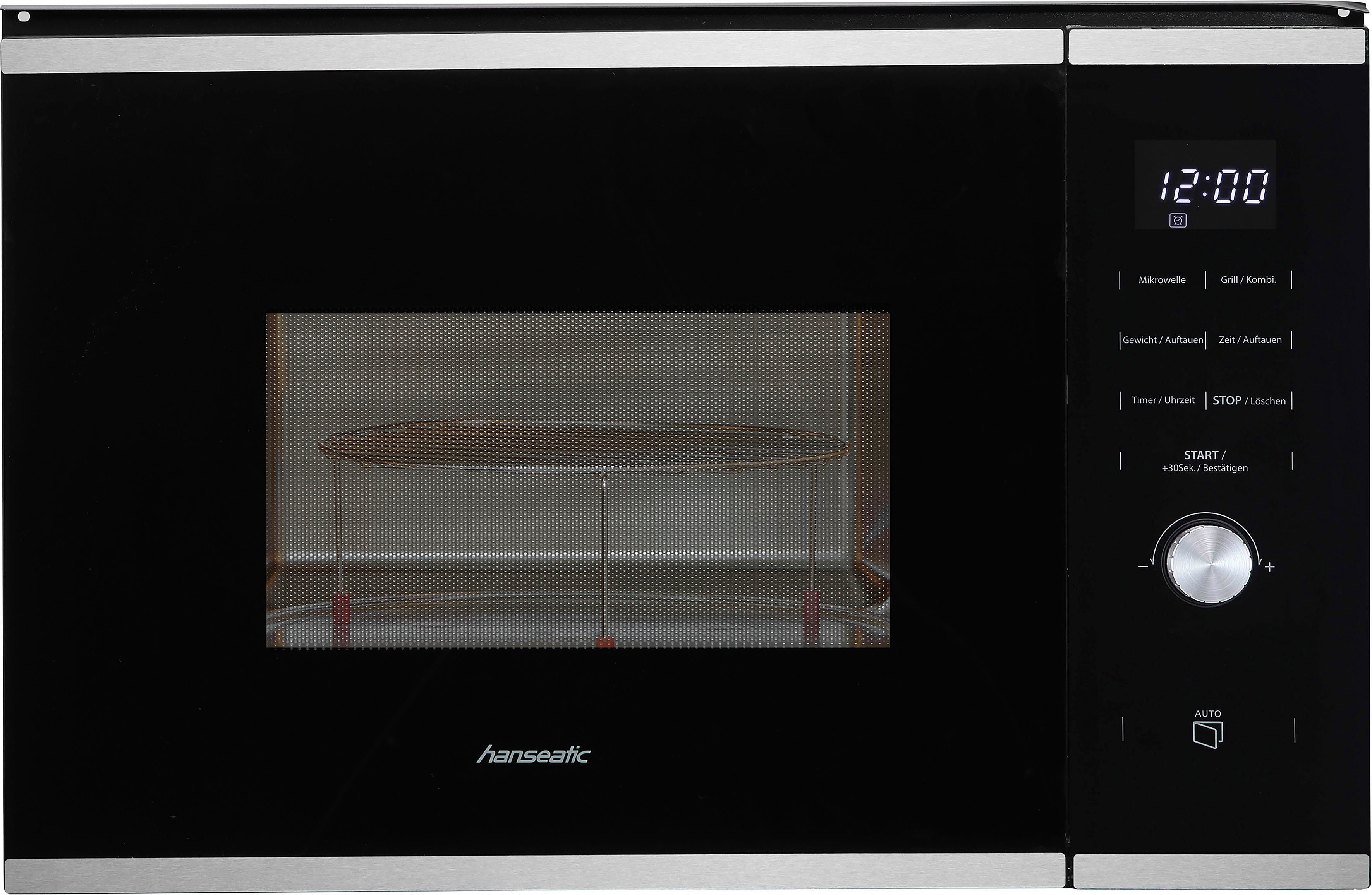 Hanseatic Einbau-Mikrowelle TG925HS6, Grill, Mikrowelle, 25