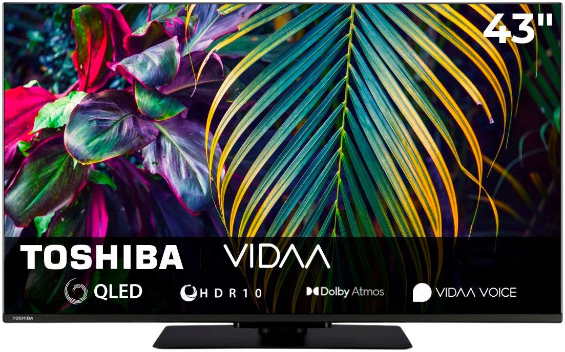Toshiba 43QV3F63DA QLED-Fernseher (108 cm/43 Zoll,