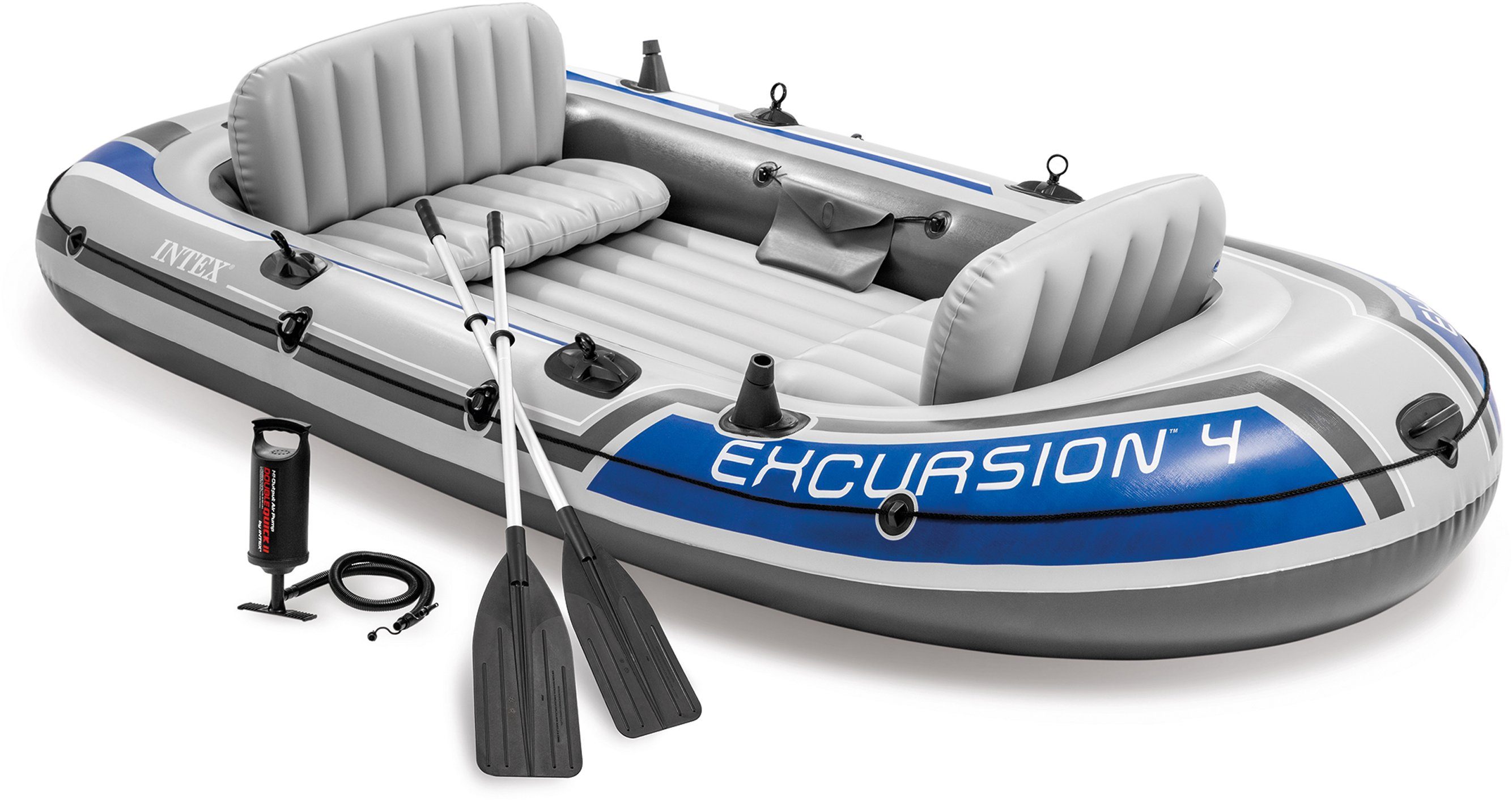Intex Schlauchboot Excursion 4, (Set, -,