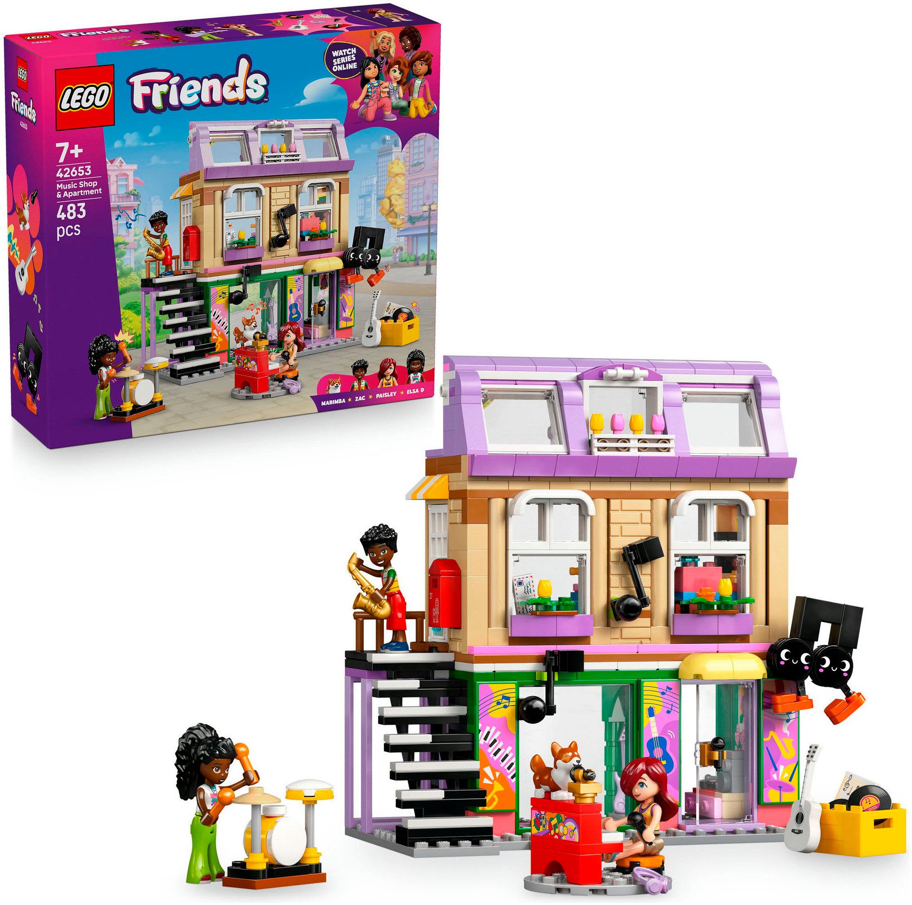 LEGO® Musikladen & Wohnung (42653), LEGO