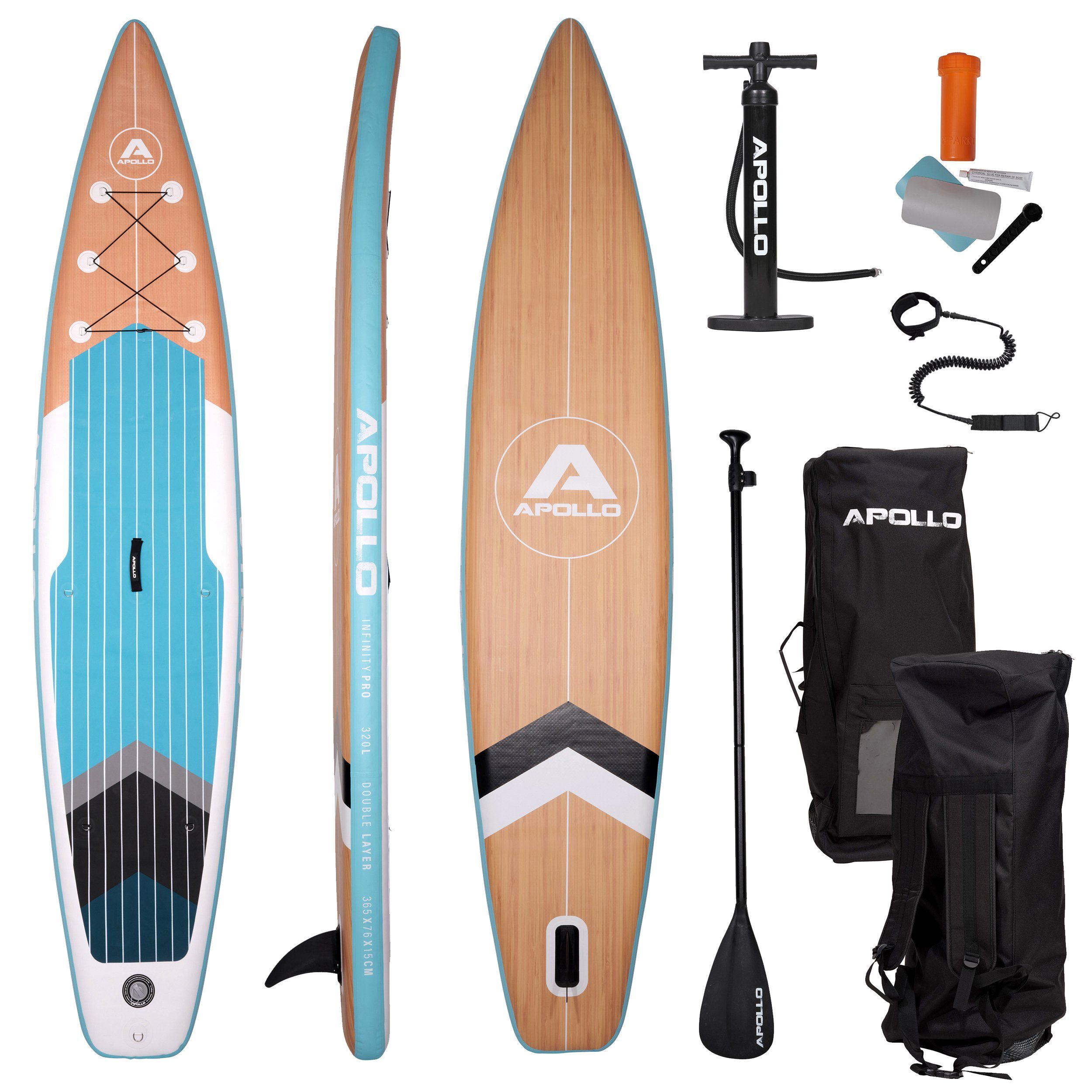 Apollo Inflatable SUP-Board Aufblasbares Stand Up
