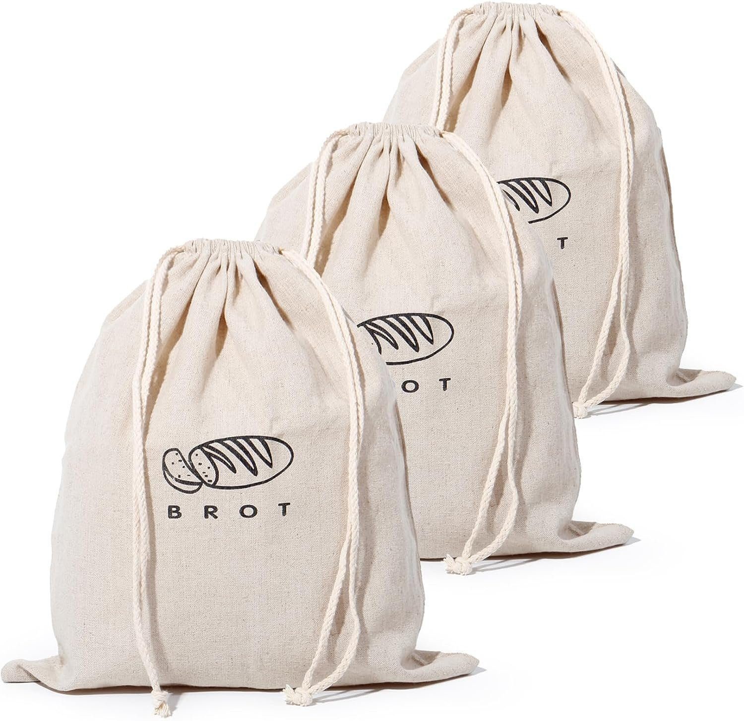 Zedelmaier Brottasche Brotbeutel Leinenbeutel für Brot,