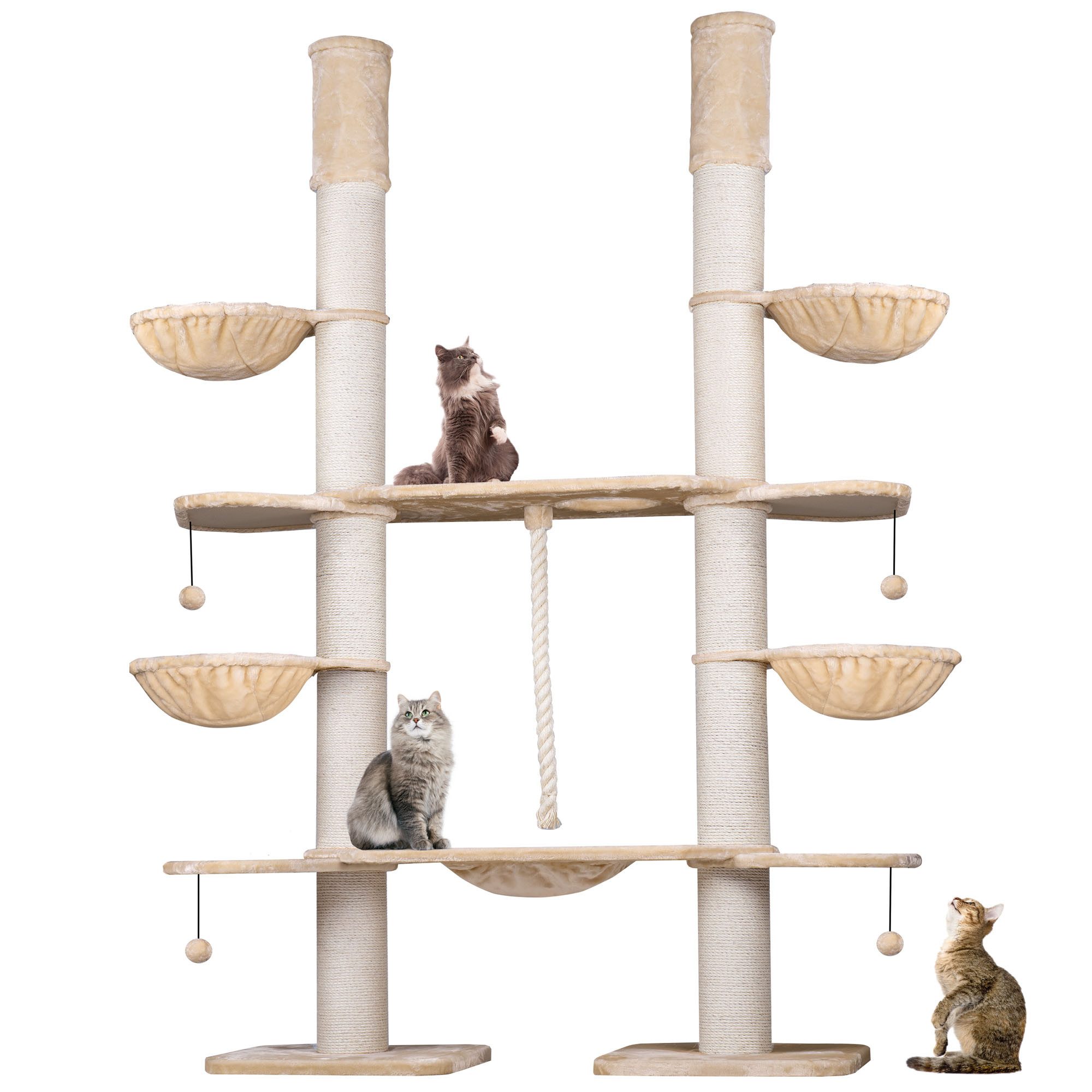 Happypet Kratzbaum, HAPPYPET XXL Kratzbaum für