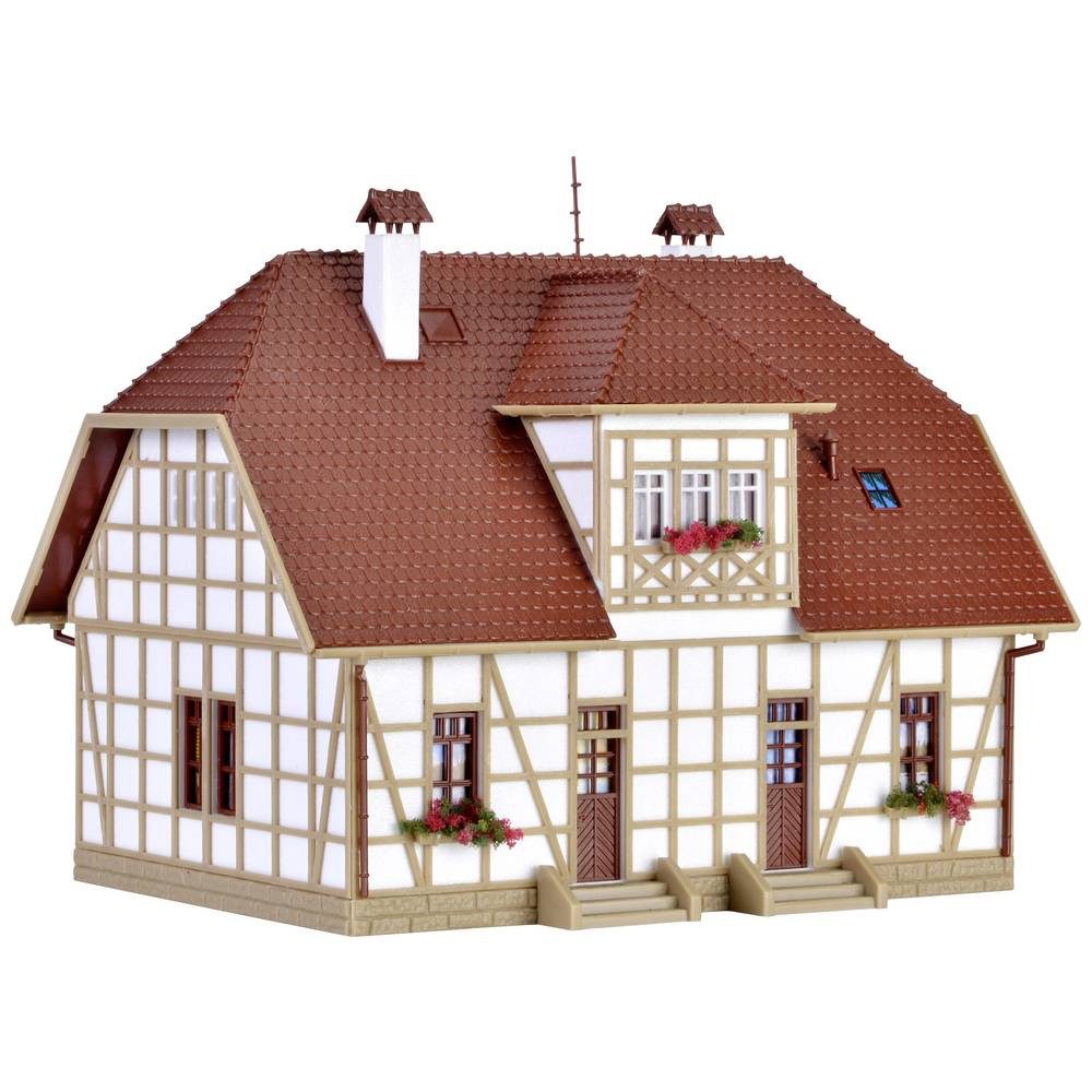 Vollmer Modelleisenbahn-Gebäude H0 Fachwerk-Siedlungshaus