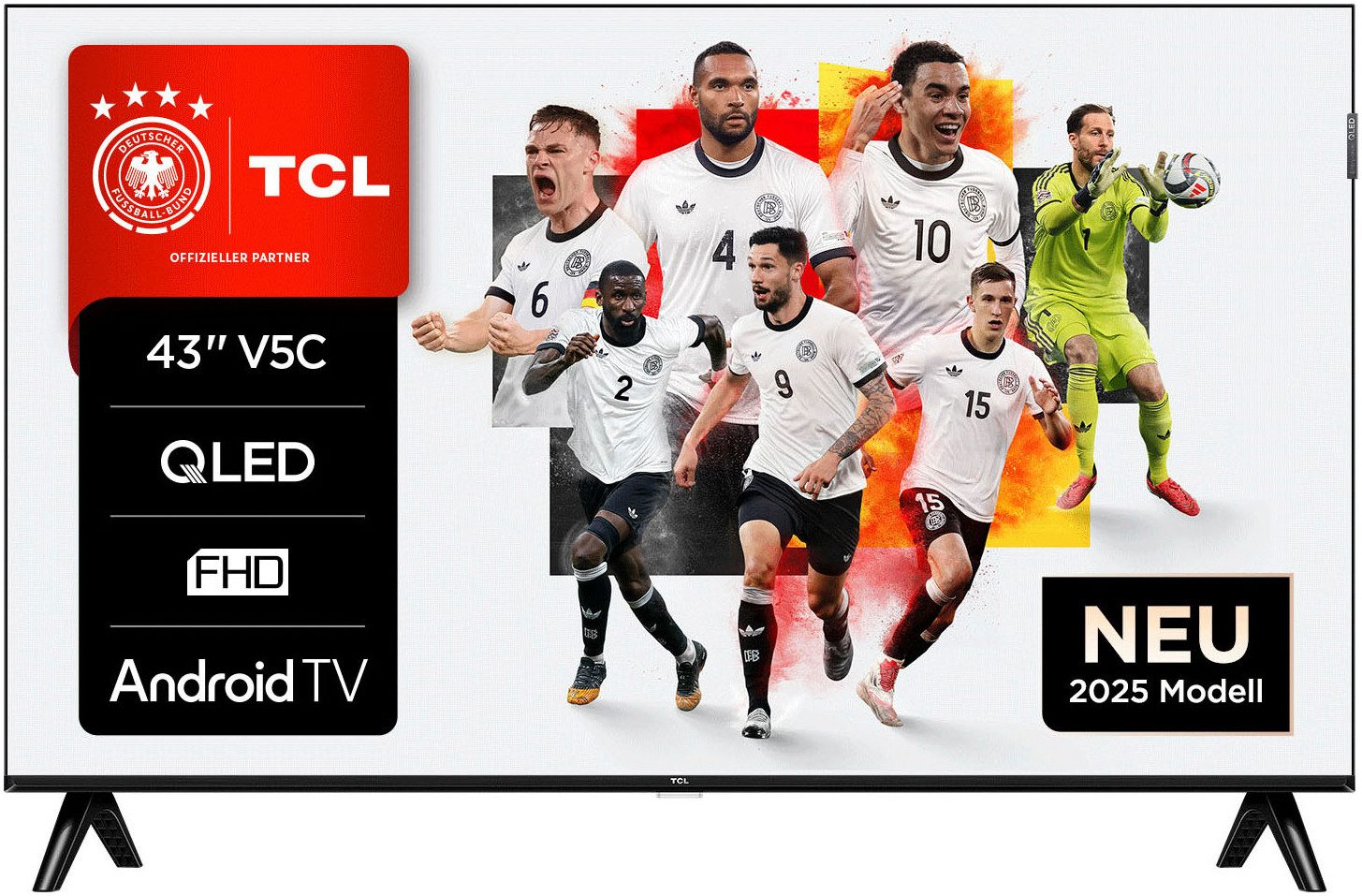 TCL 43V5CX1 QLED-Fernseher (108 cm/43 Zoll,