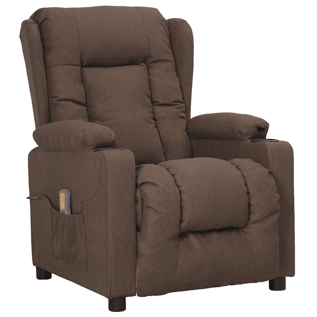 vidaXL Massagesessel Massagesessel mit Aufstehhilfe Taupe