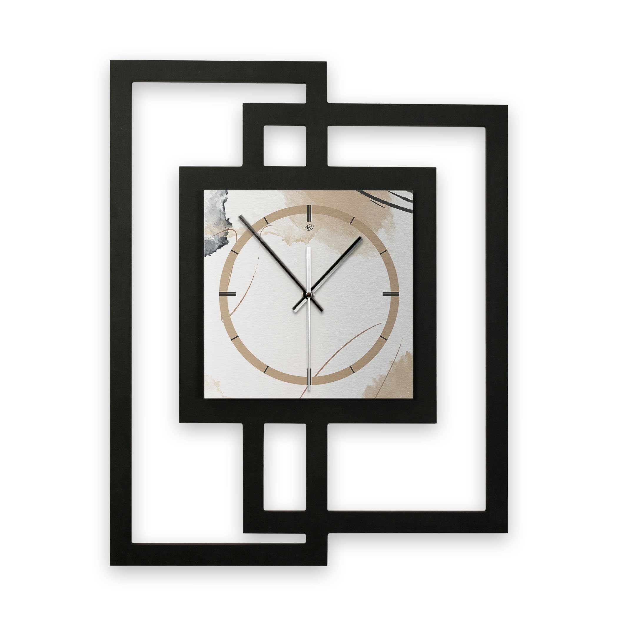 Kreative Feder Wanduhr Design-Wanduhr „Abstract Elegance“