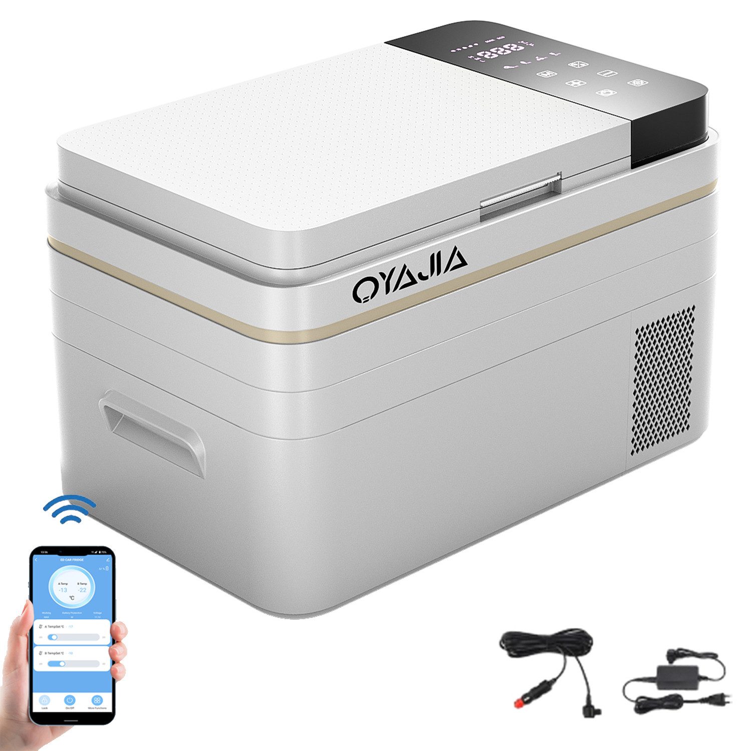 WILGOON Elektrische Kühlbox Kompressor Gefriertruhe mobiler