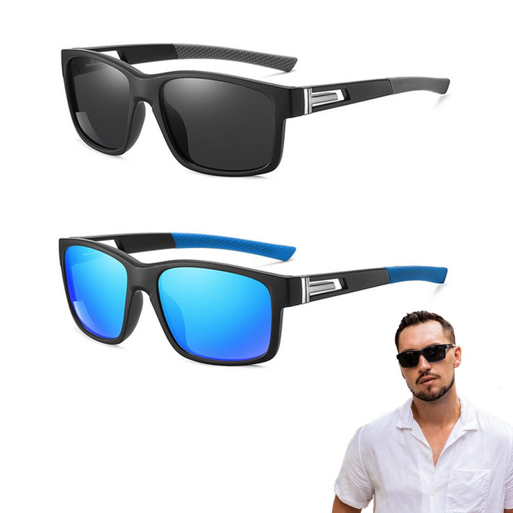 RWEUOQ Sonnenbrille 2er Set Sonnenbrille Sonnenbrille