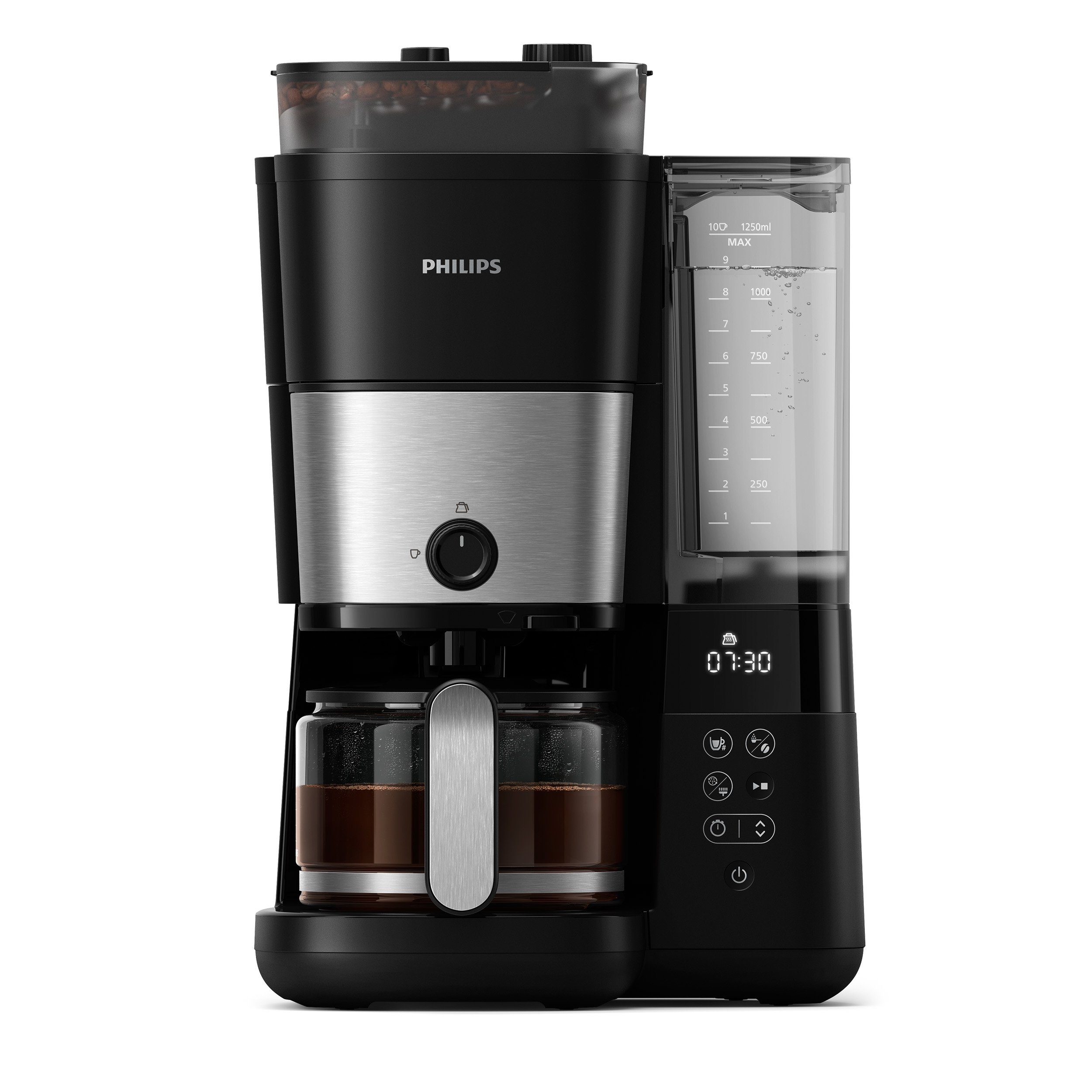 Philips Kaffeemaschine mit Mahlwerk HD7888/01 All-in-1