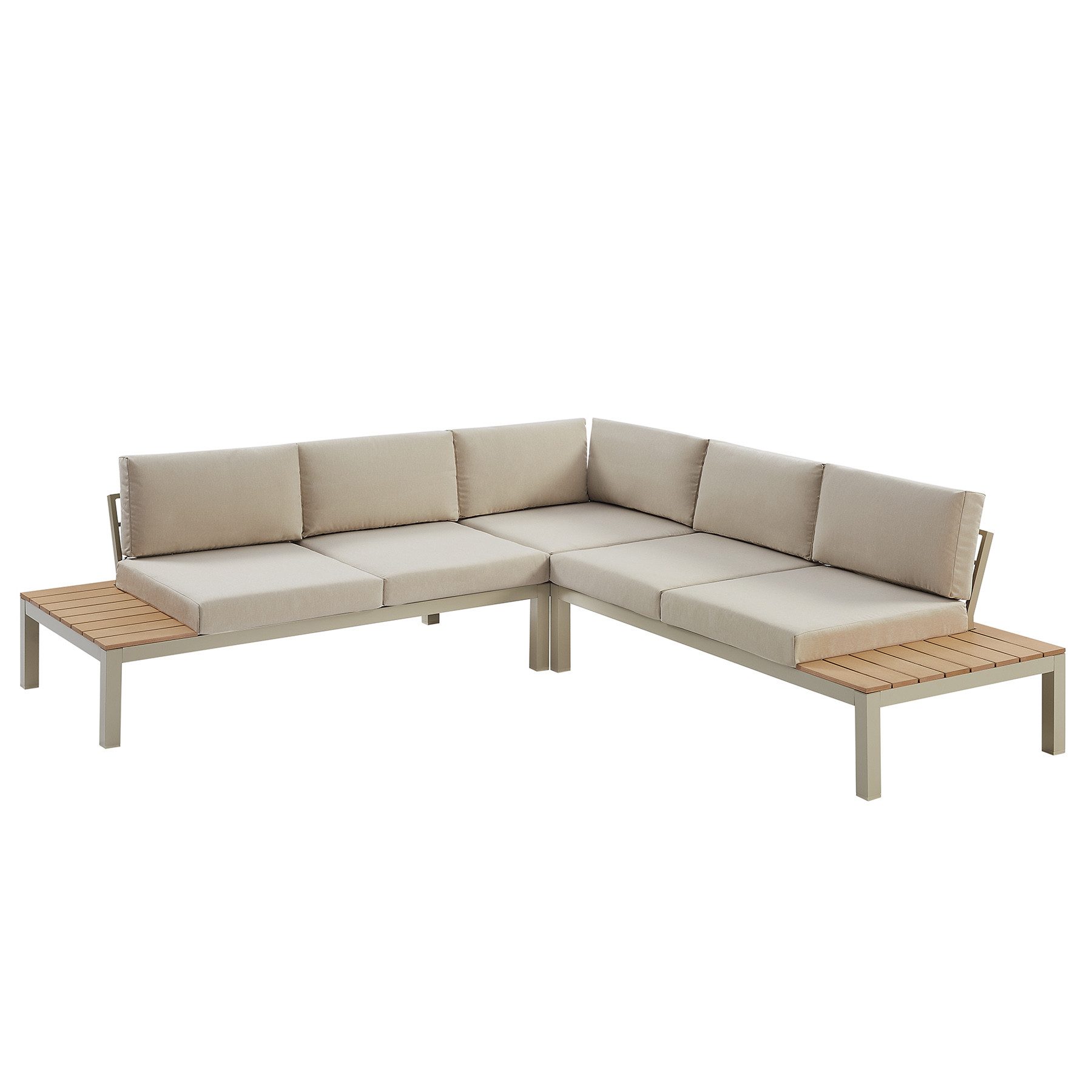 riess-ambiente Sitzgruppe MIAMI LOUNGE 240cm champagner