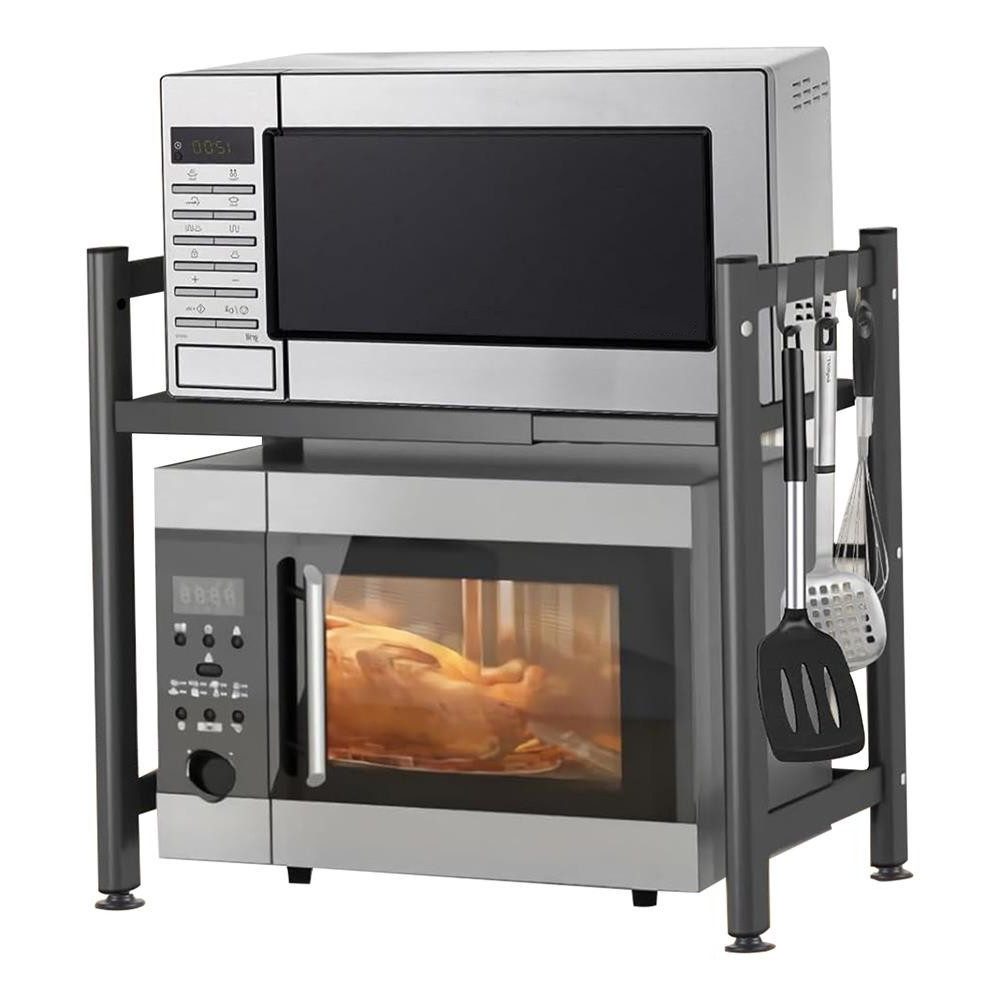 Rhein Beleuchtung Küchenregal Verstellbares Mikrowellenregal aus