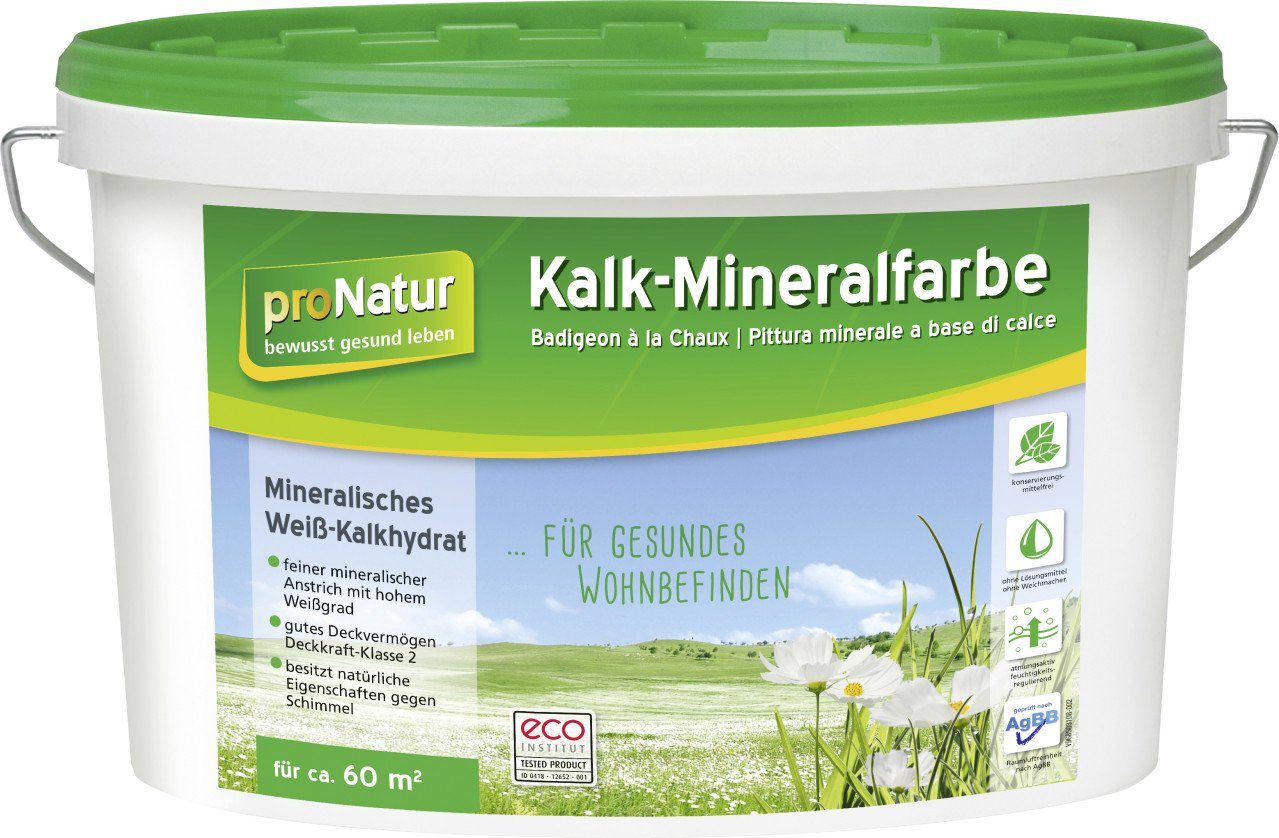 Pronatur Wandfarbe Pronatur Kalk-Mineralfarbe 10 L