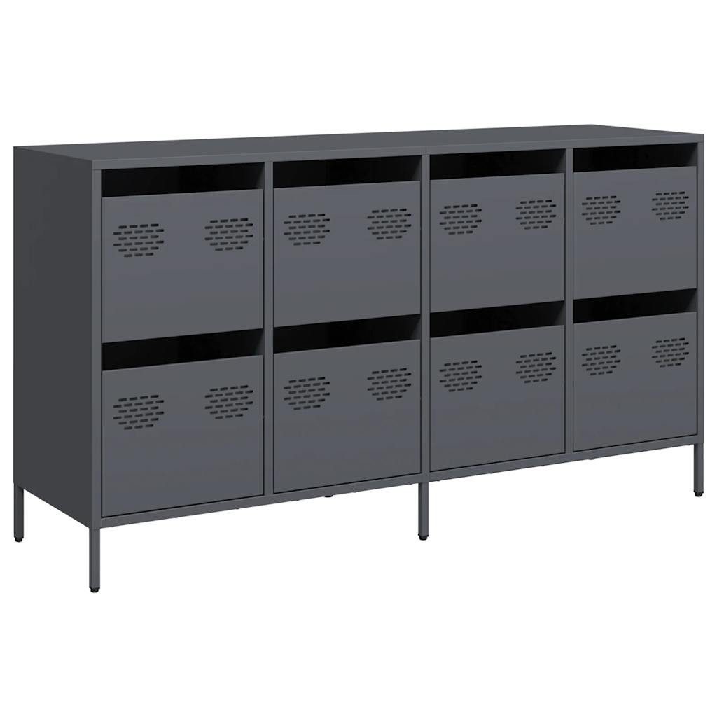 vidaXL Sideboard Sideboard Anthrazit 135x39x73,5 cm