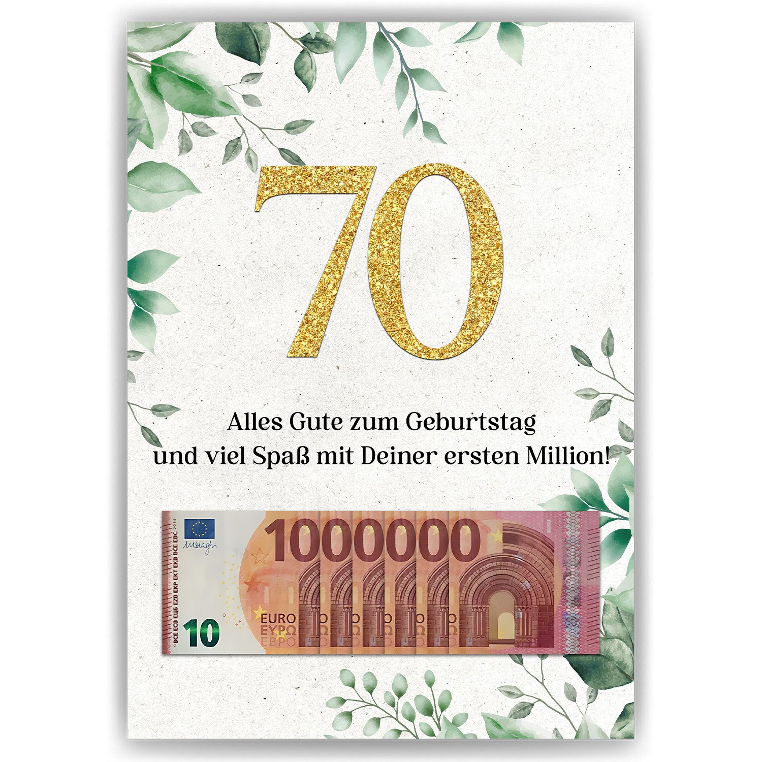 Tigerlino Poster Geburtstag Geldgeschenk Männer Frauen