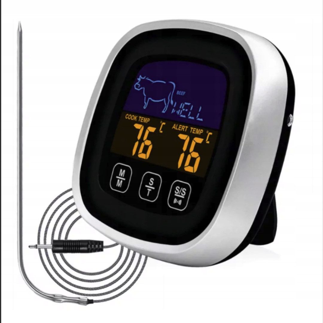 LA CUTE Bratenthermometer Digitale Fleisch Küchenthermometer