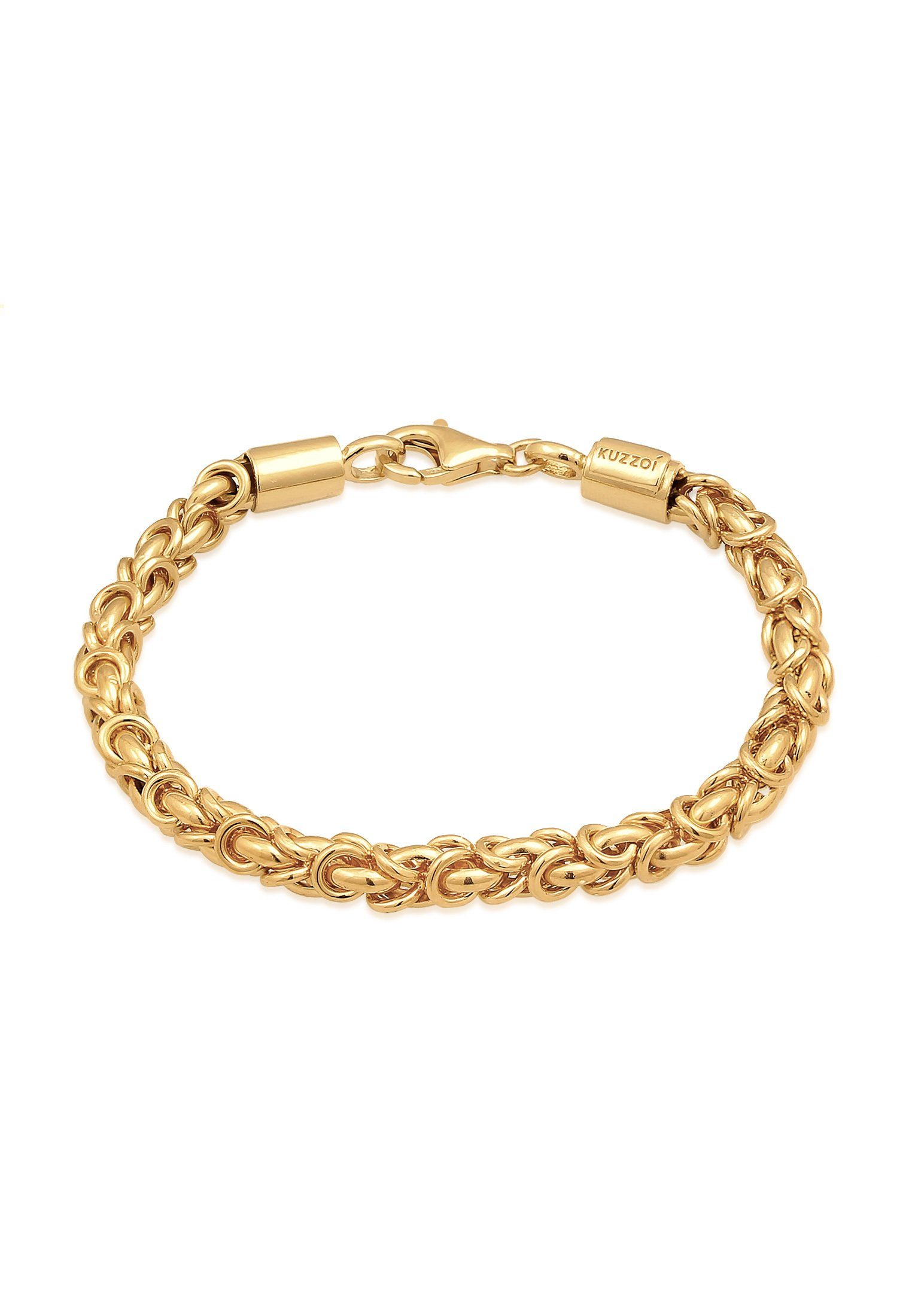Kuzzoi Silberarmband Königskette Klassik 925 Silber