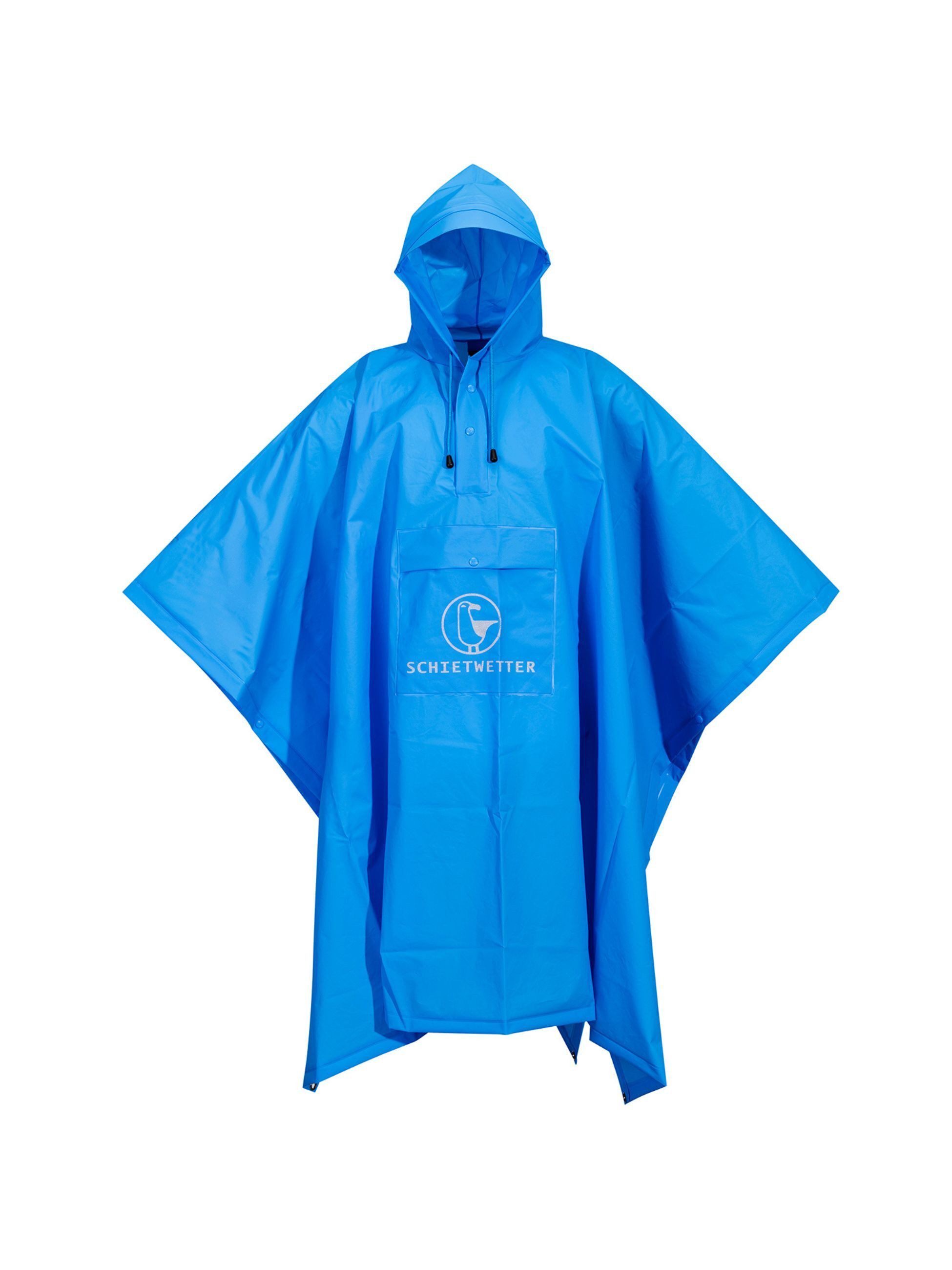 Schietwetter Regenjacke Herren, Unisex Erw. Regenponcho