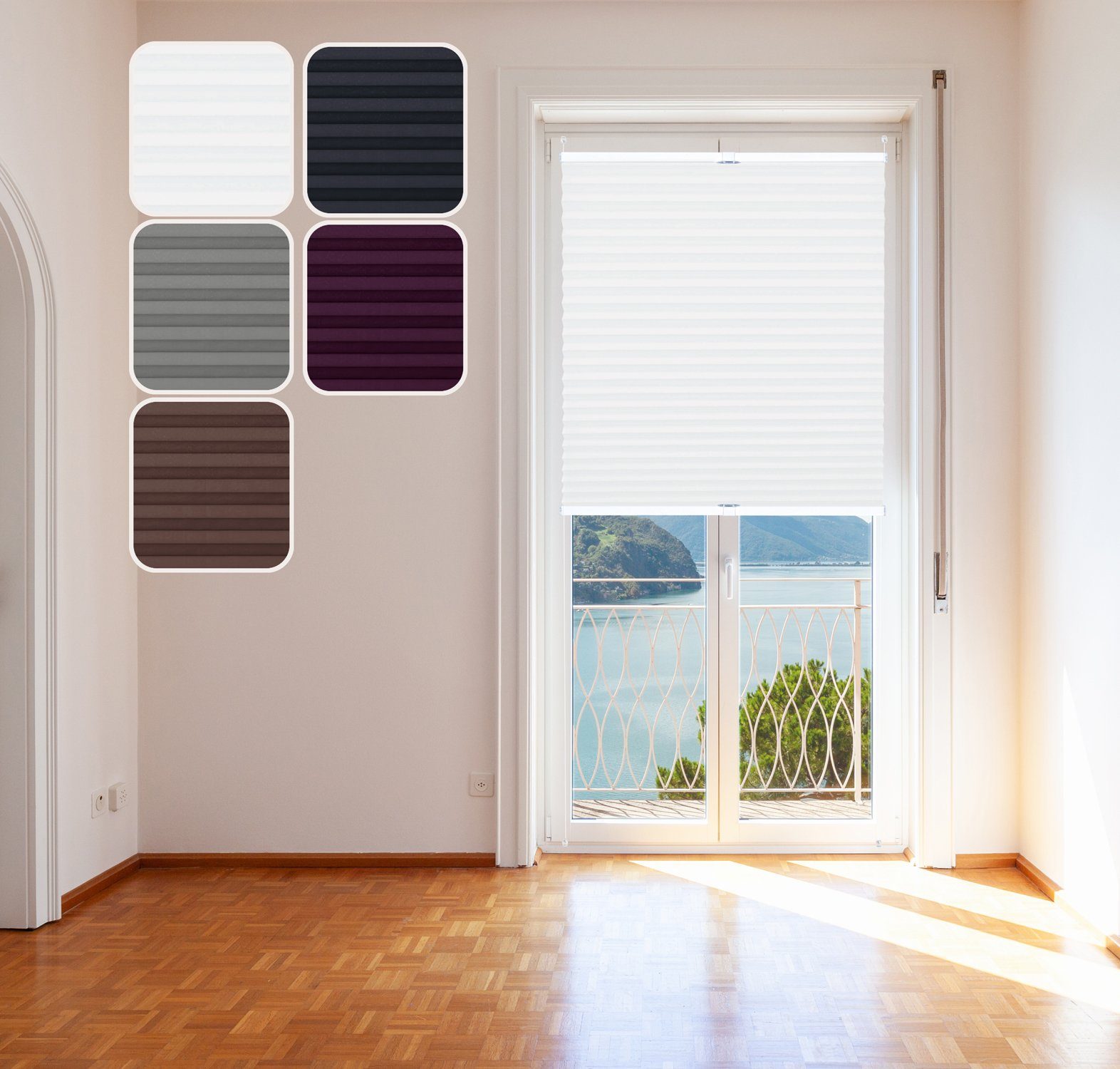 DomDeco Plissee Thermo Plissee Ohne Bohren