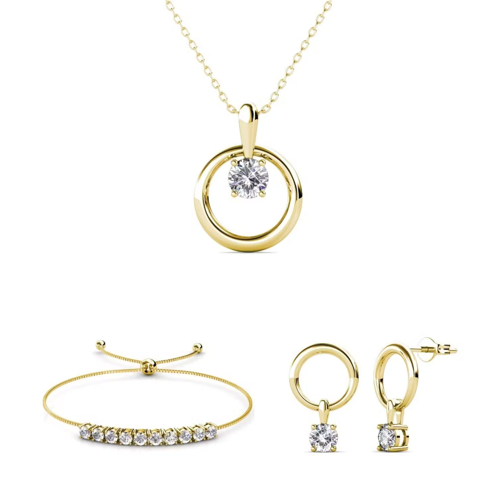 Ella Eisvogel Schmuckset Mia Octavia Goldschmuck