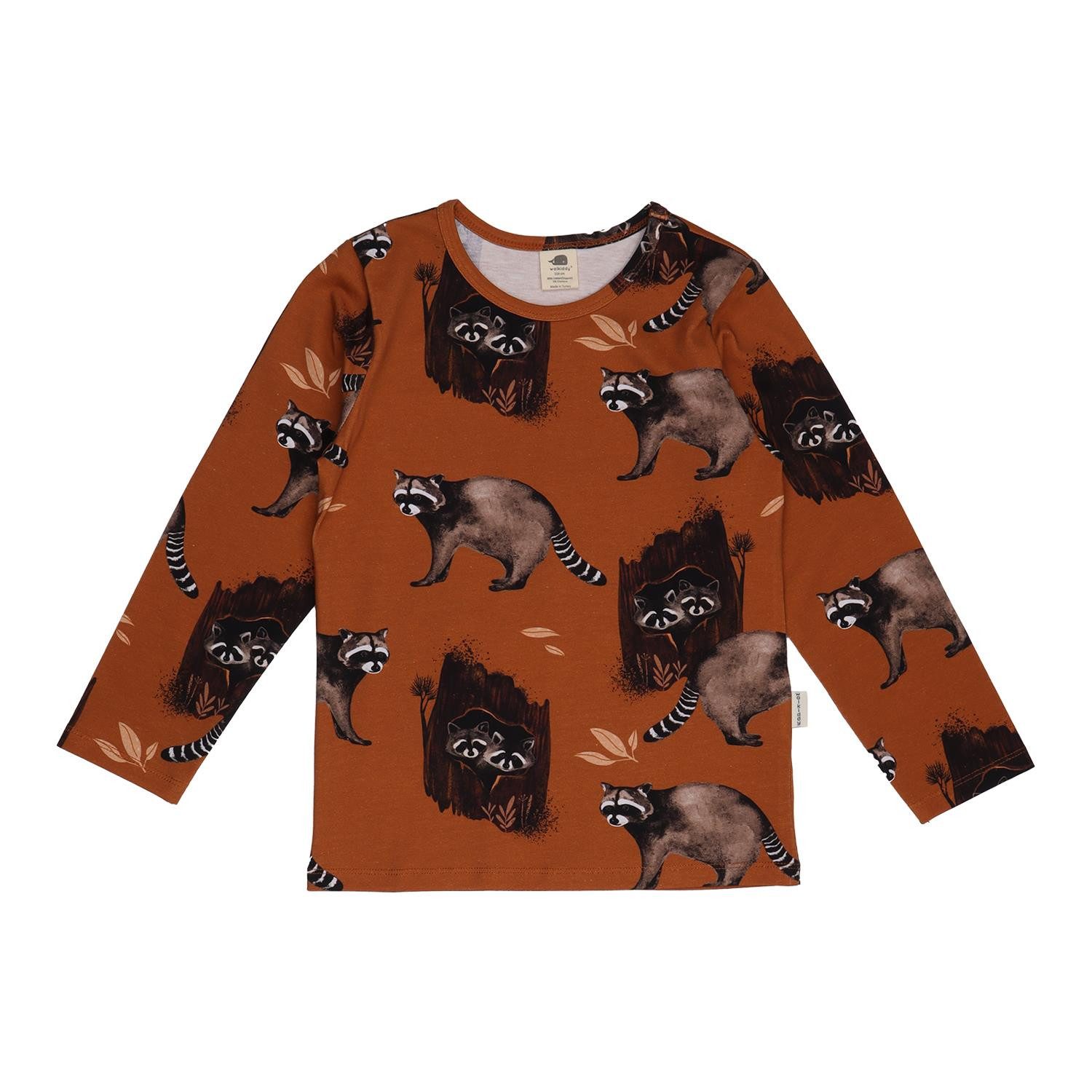 Walkiddy Langarmshirt Kinder Shirt aus Bio-Baumwolle