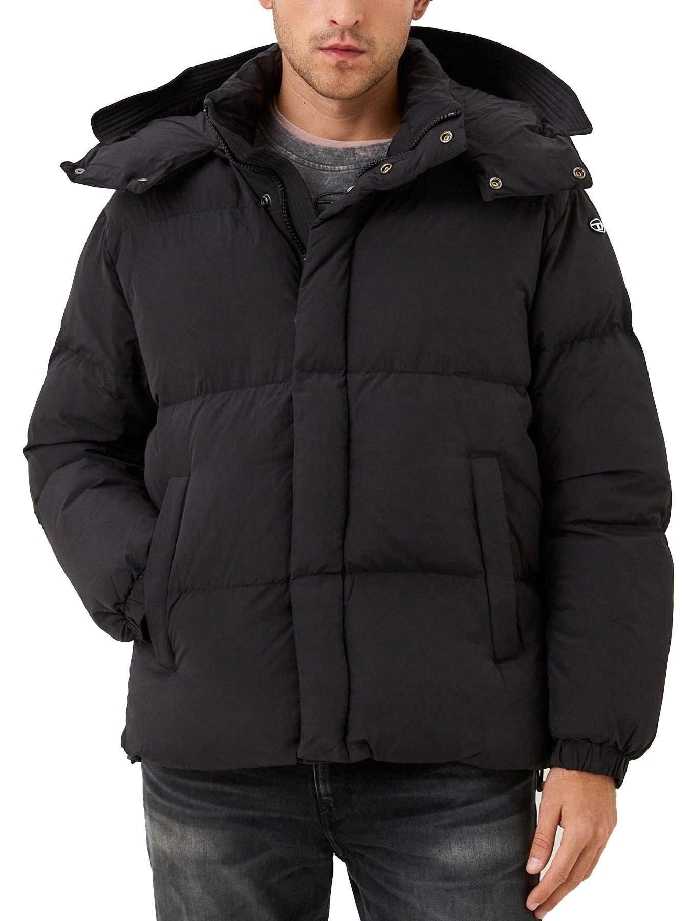 Diesel Winterjacke Winterjacke mit abnehmbarer Kapuze