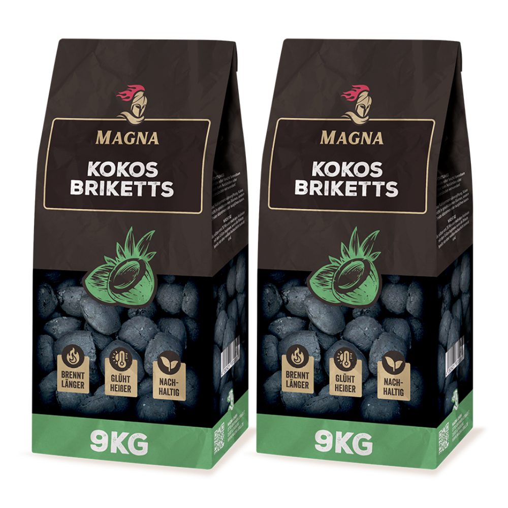 Magna Holzbriketts Magna Kokosbriketts, 18 kg