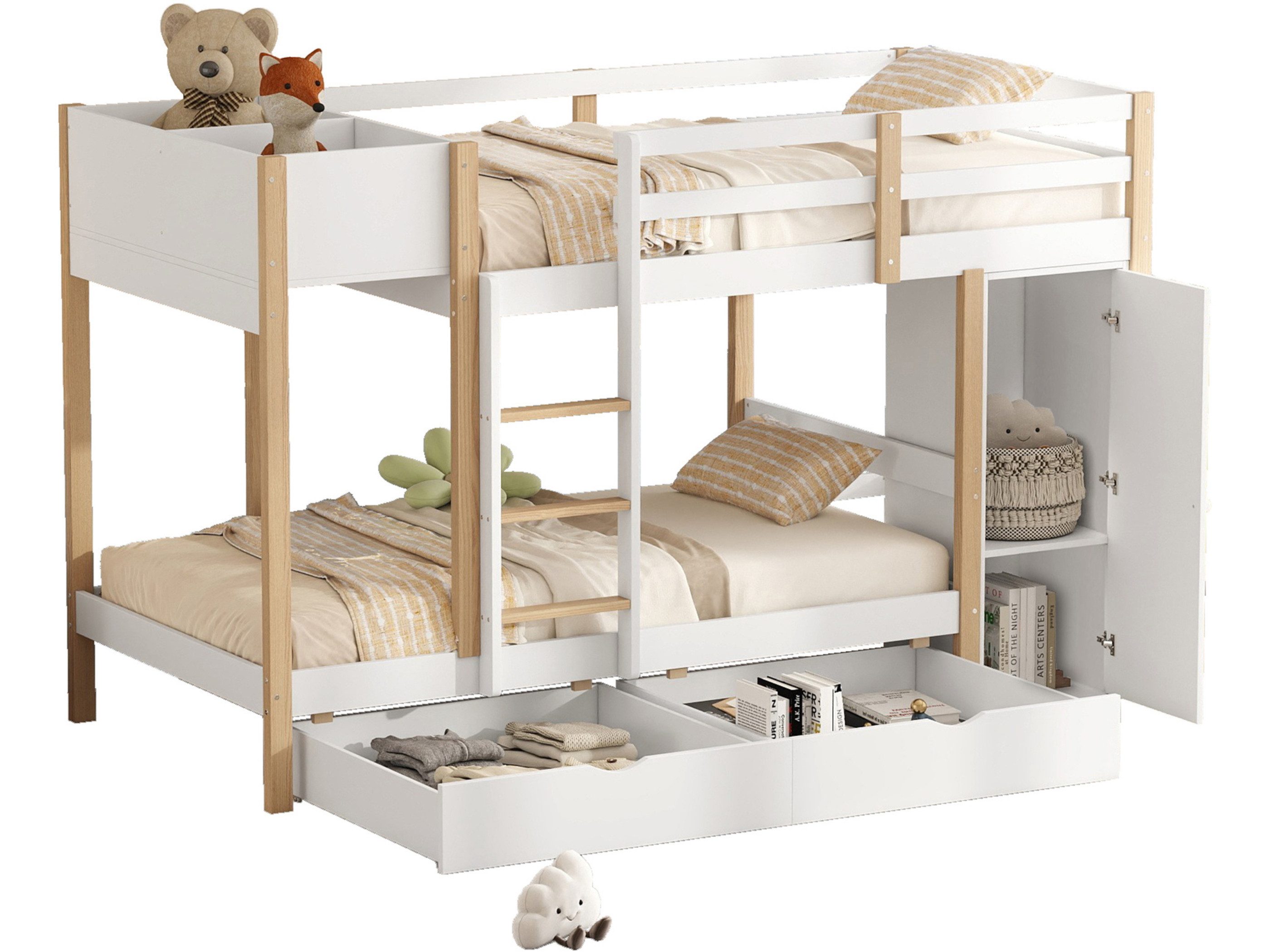 SeedWave Etagenbett Modernes Etagenbett mit 2