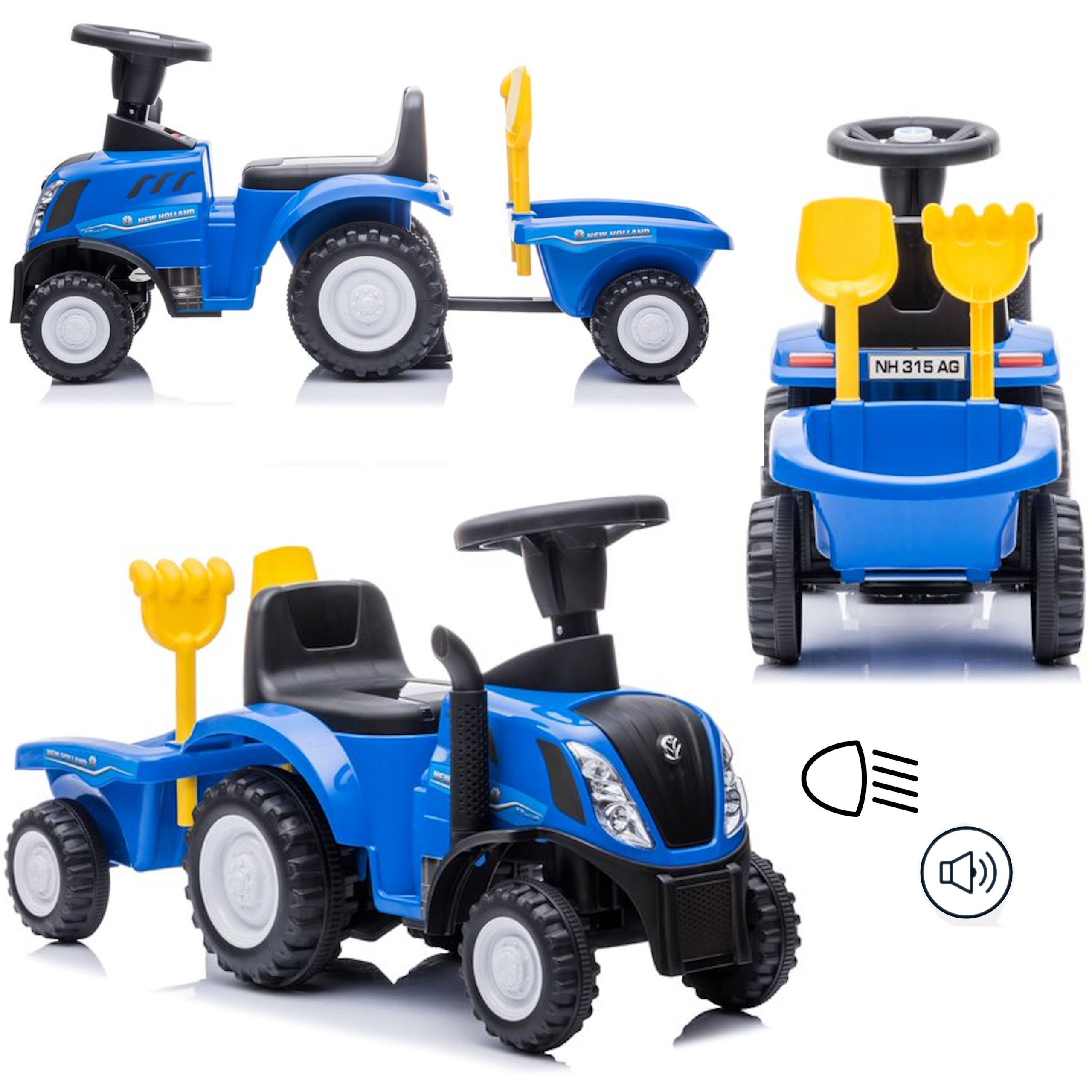 COIL Rutscherauto Kindertraktor, New Holland Traktor,Traktor