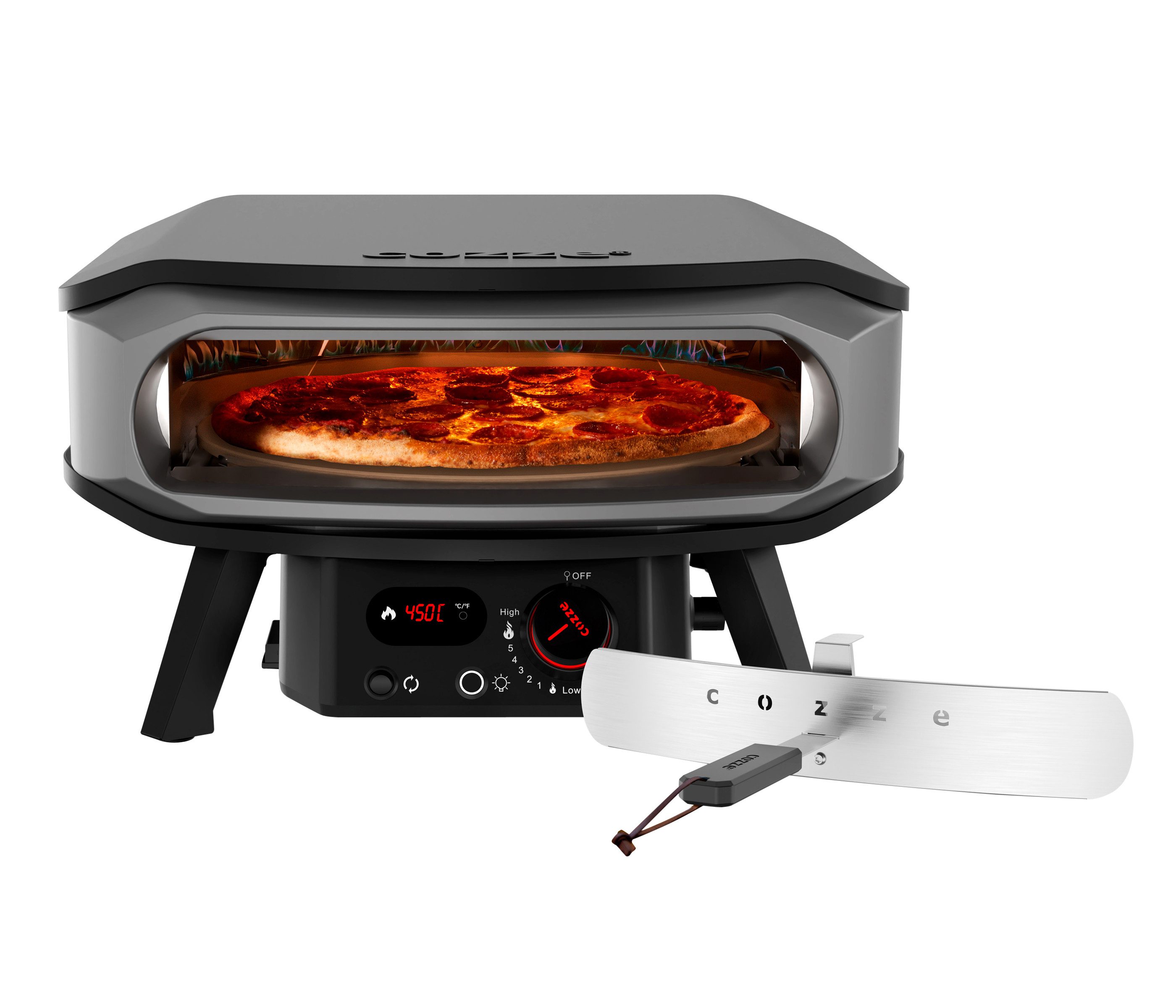 COZZE Pizzaofen Gas-Pizzaofen Premium Rotate 17',