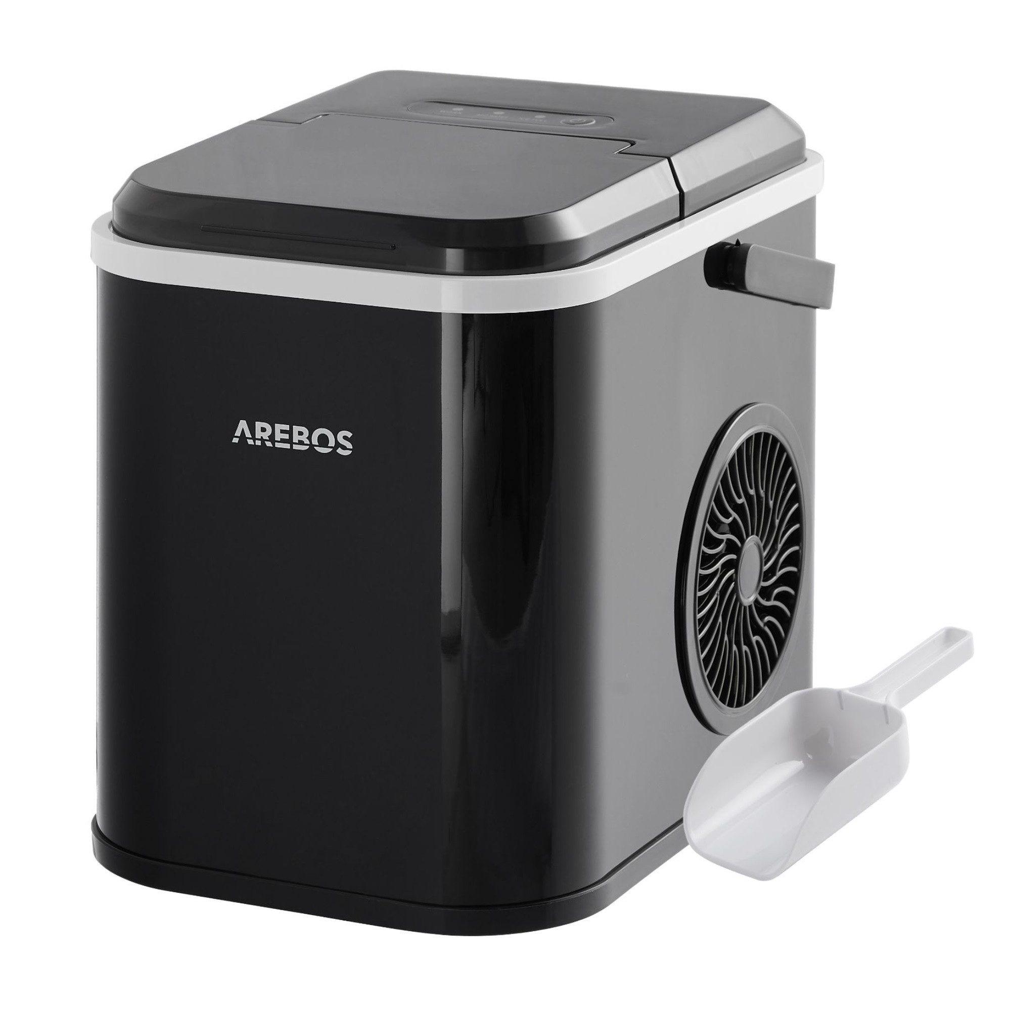 Arebos Eiswürfelmaschine 1,1L Icemaker Eiswürfelbereiter Eismaschine