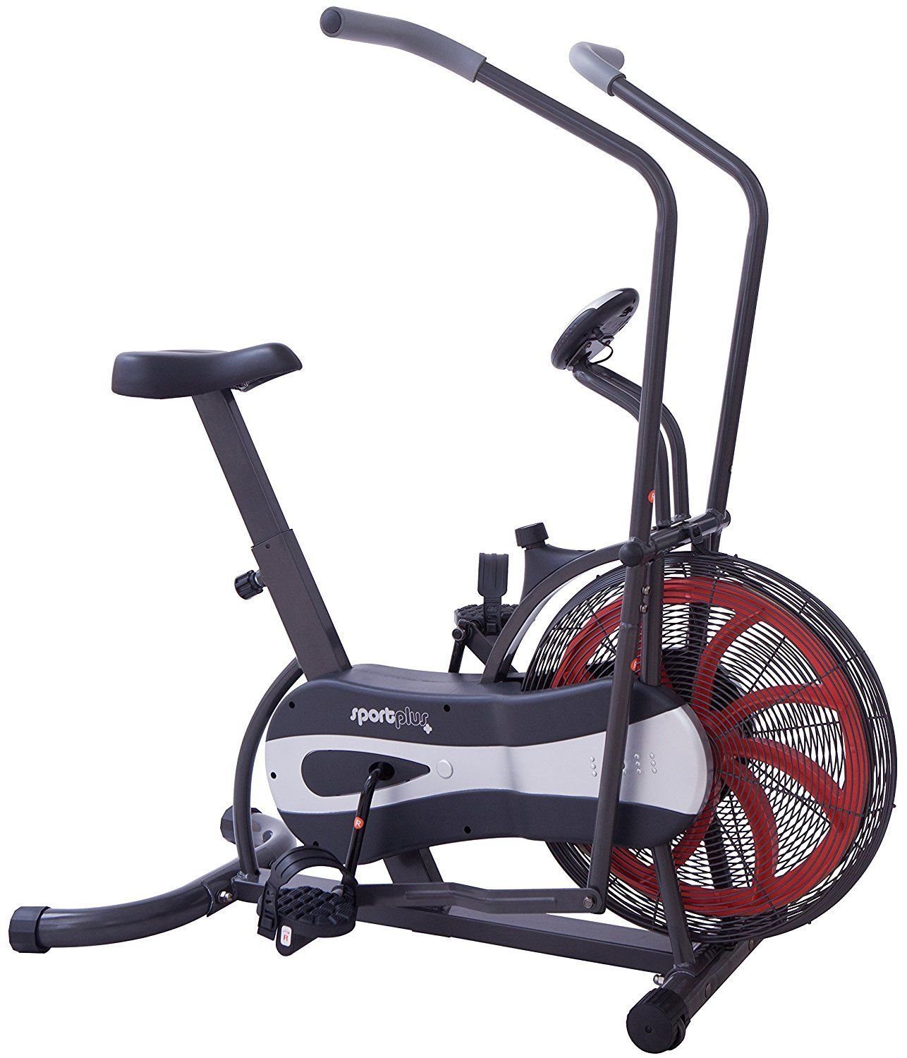 SportPlus Heimtrainer SP-FB-1000, AirBike, Fan-Bike, stufenloser