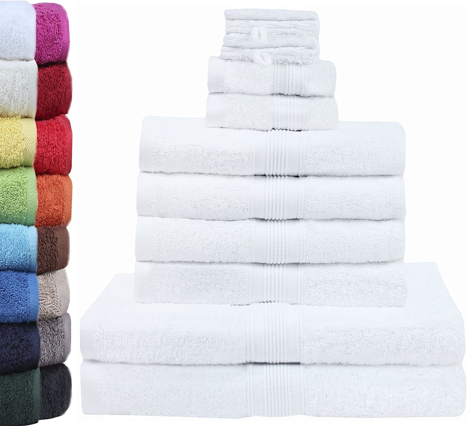 GREEN MARK Textilien Handtuch Set 10er