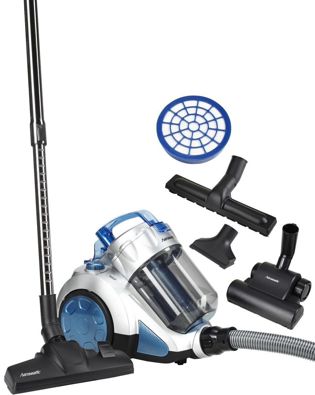 Hanseatic Bodenstaubsauger VC-T4020ES-2, 650 W, beutellos,