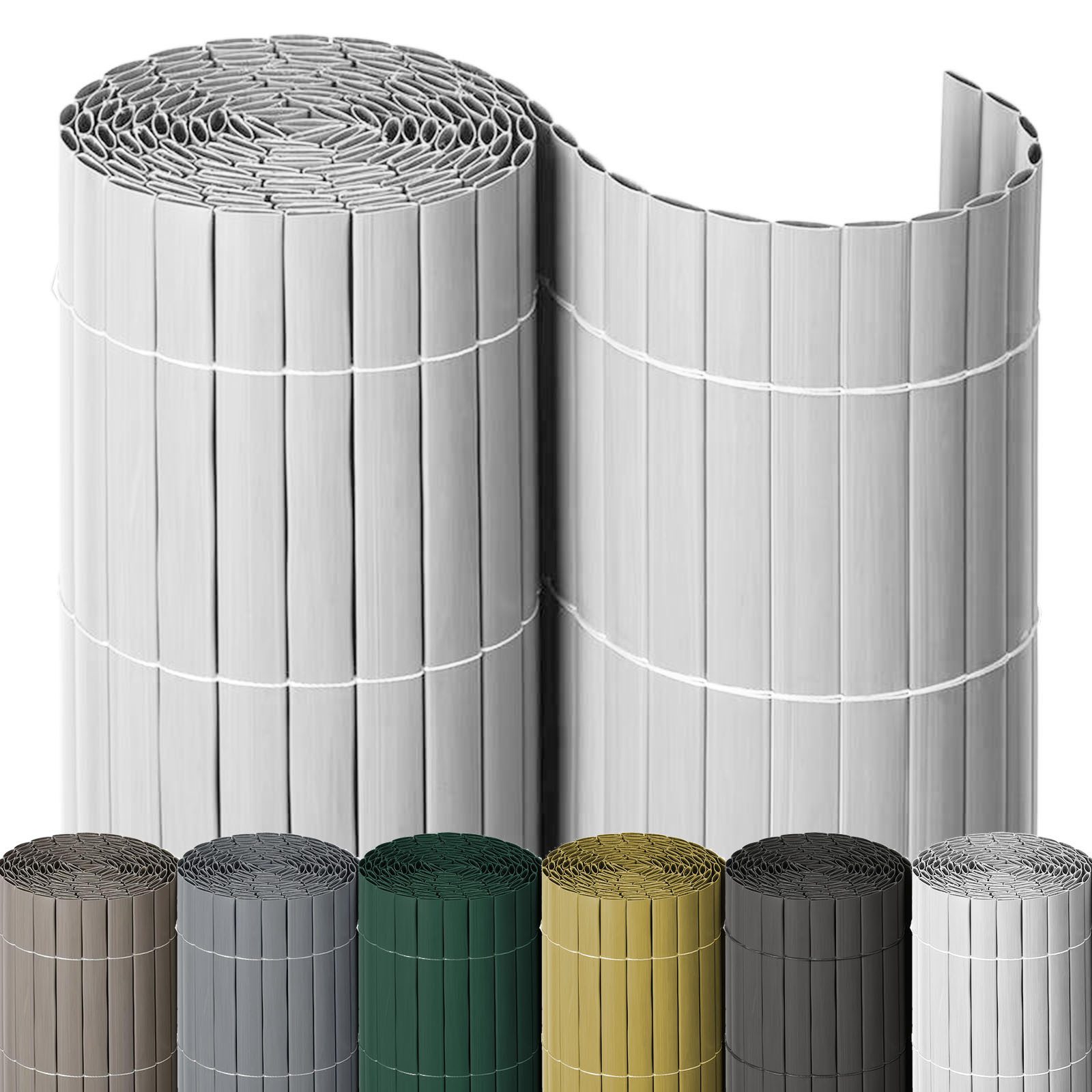 NOOR Sichtschutzzaunmatten PVC Sichtschutzzaun, Sichtschutzmatte aus