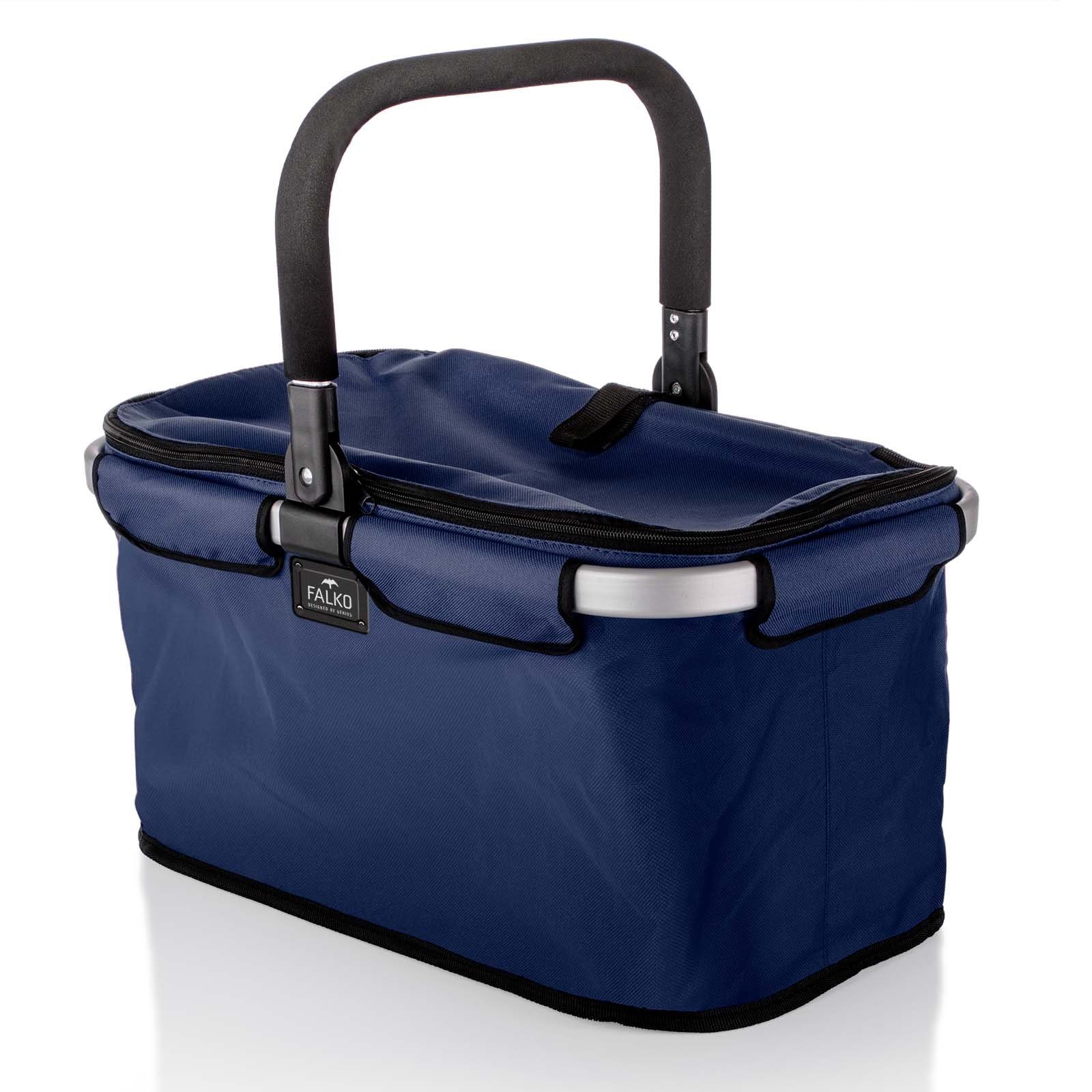 Genius Einkaufskorb Falko Premium Tragekorb Picknickkorb,