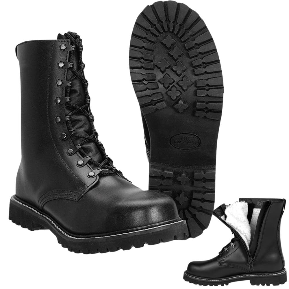 Mil-Tec Bundeswehr Pilotenstiefel mit Innenfutter Stiefel