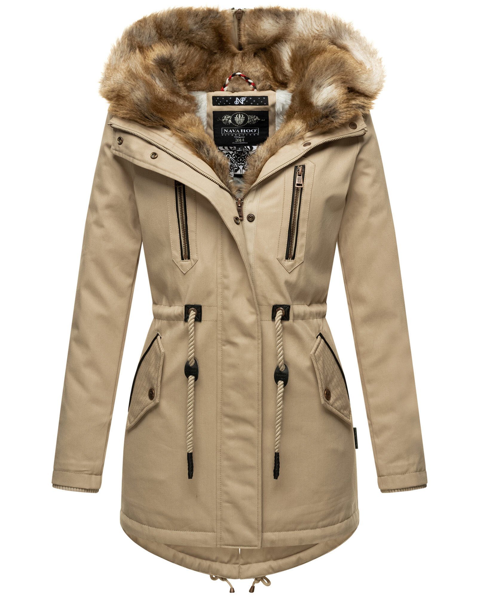 Navahoo Winterjacke Diamond Designer Winterjacke mit